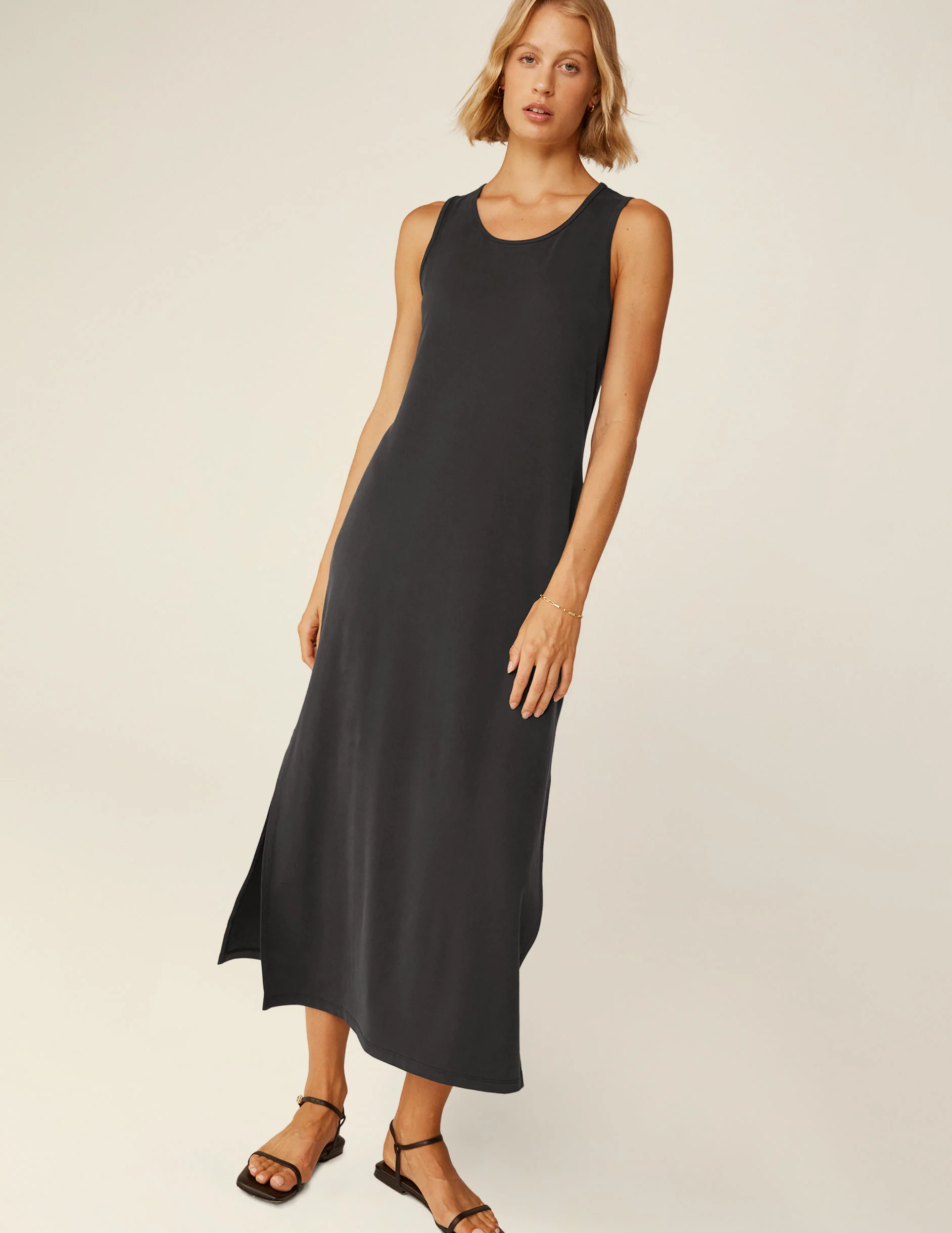 Easy Mood Tank Midi Dress - Onhollan