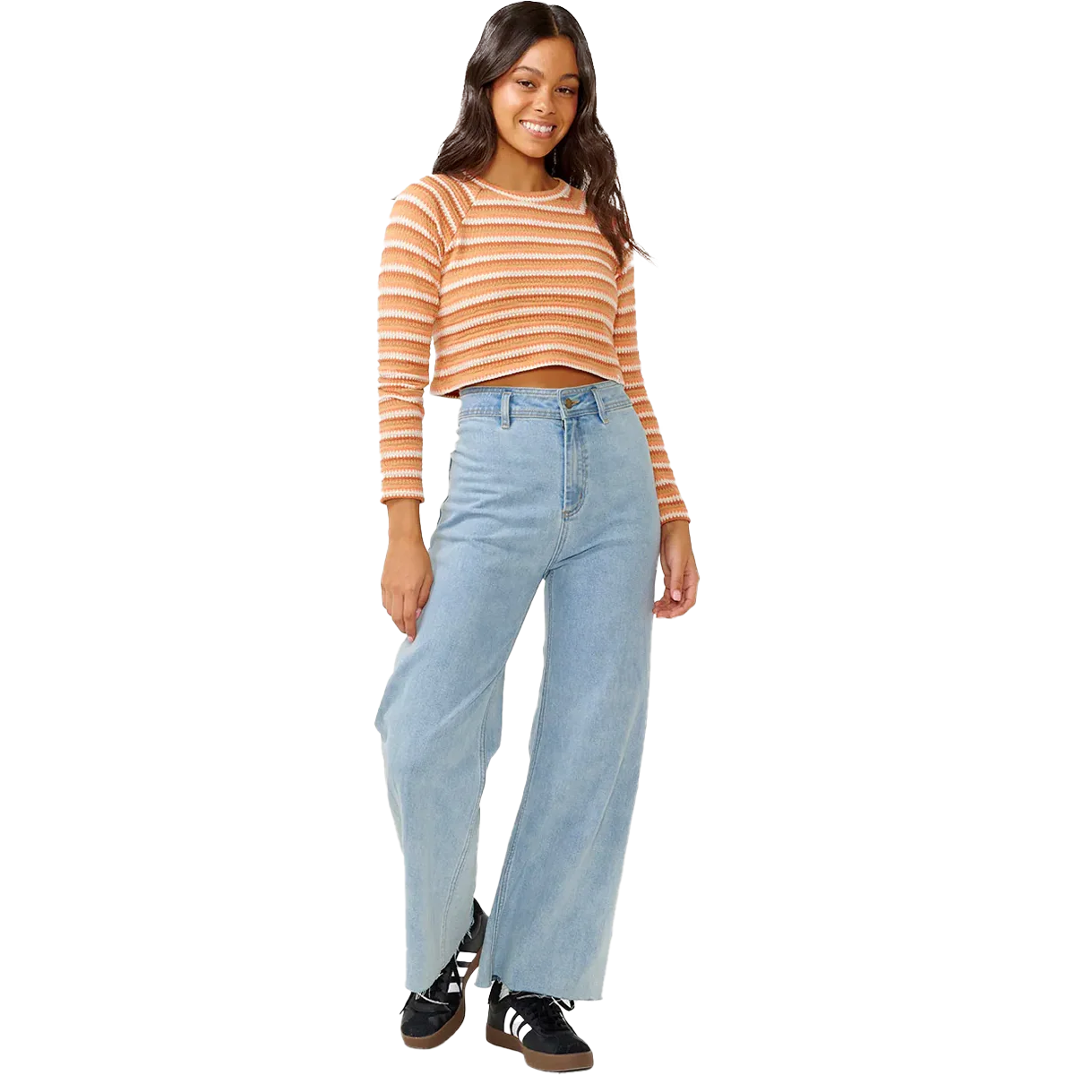 Women's Bobbi Stripe Long Sleeve - Onhollan