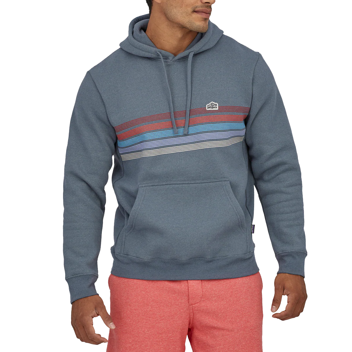 Men's Line Logo Ridge Stripe Uprisal Hoody - Onhollan