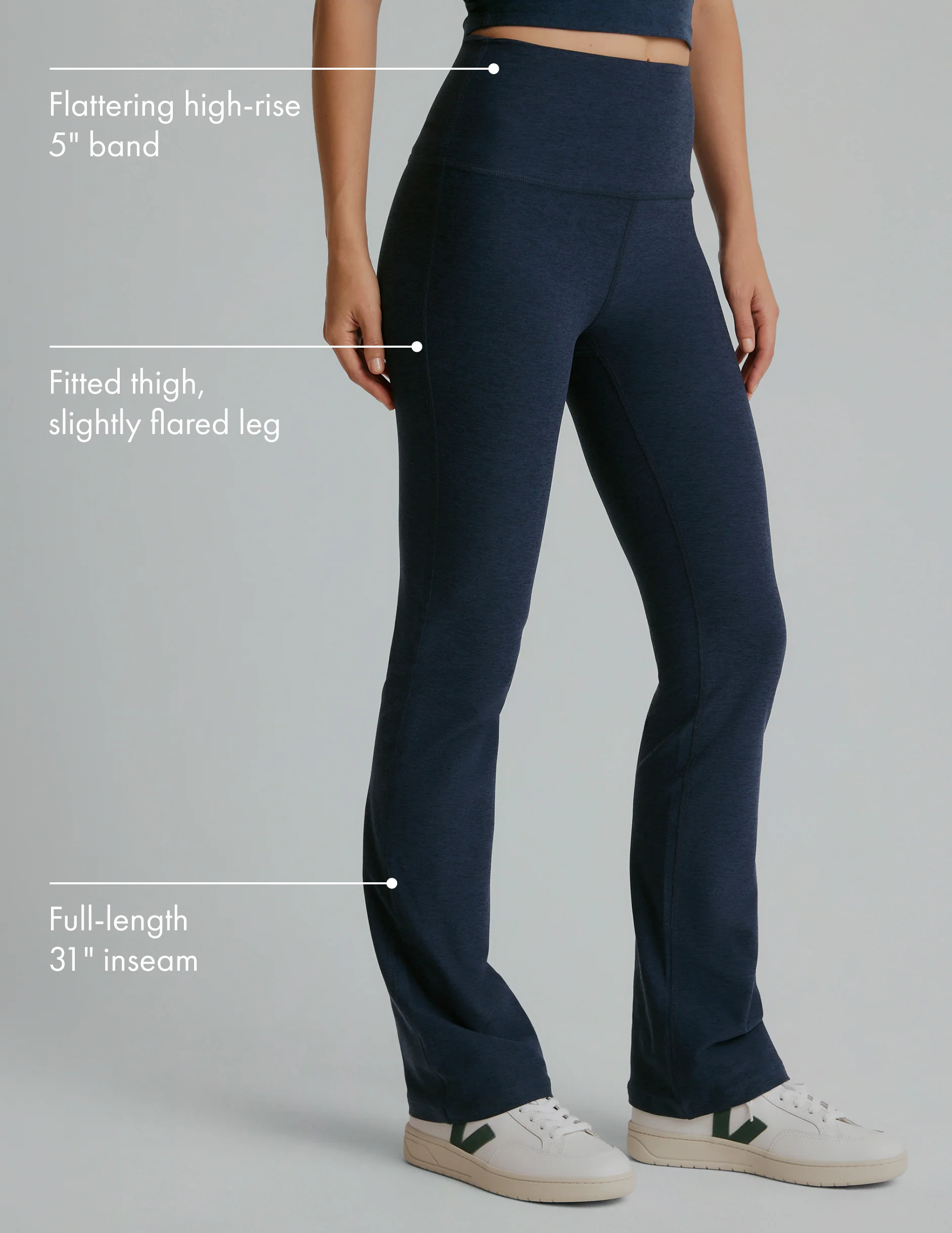 Spacedye Practice High Waisted Bootcut Pant - Onhollan