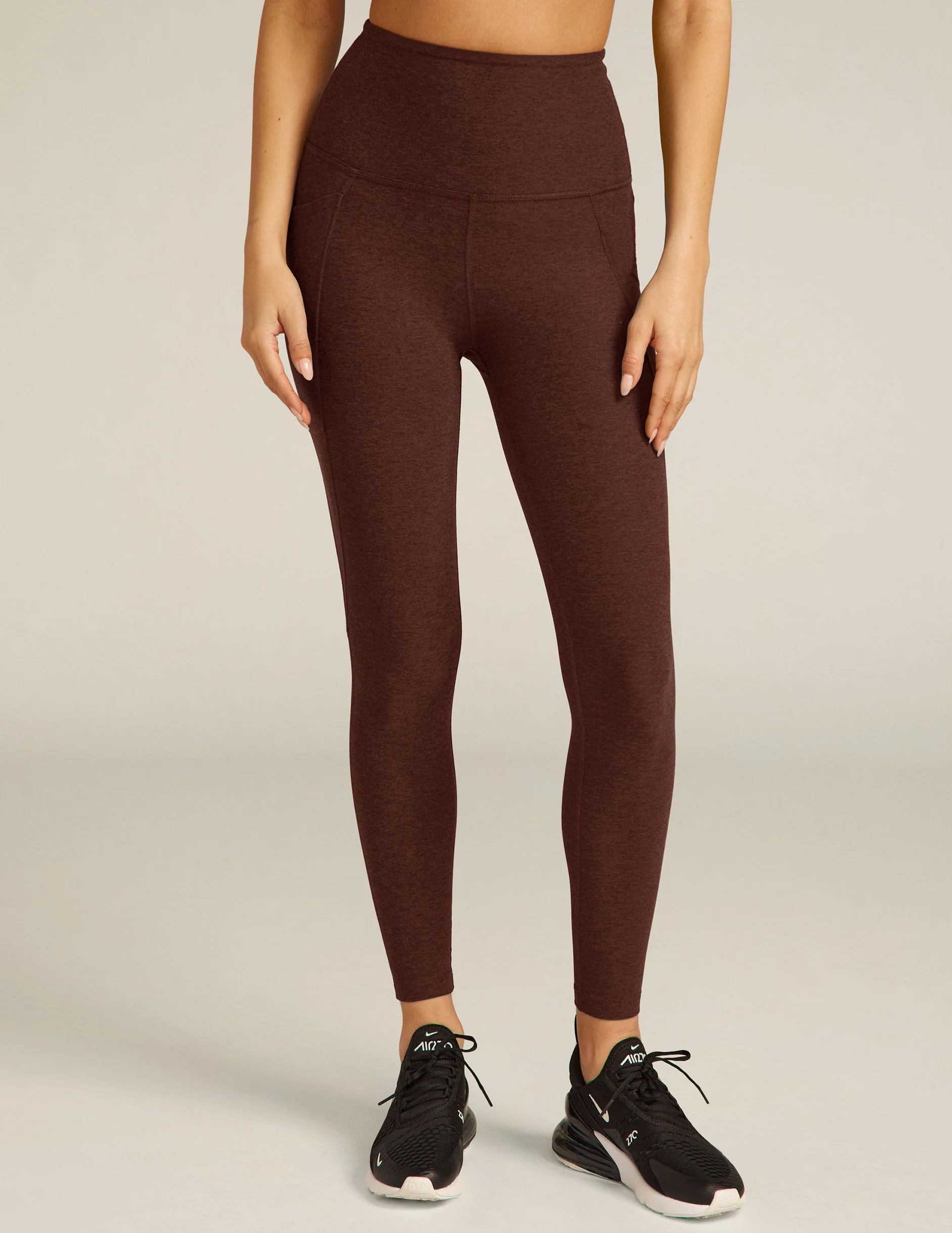 Spacedye Out Of Pocket High Waisted Midi Legging - Onhollan