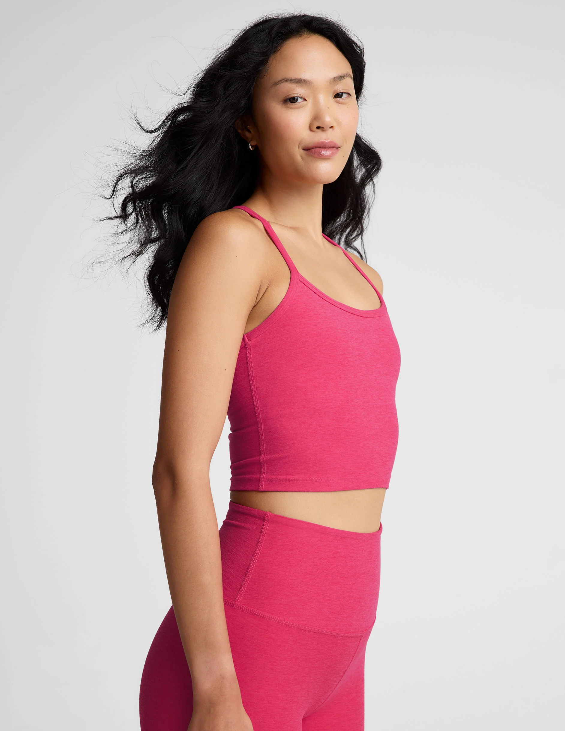 Spacedye Slim Racerback Cropped Tank - Onhollan