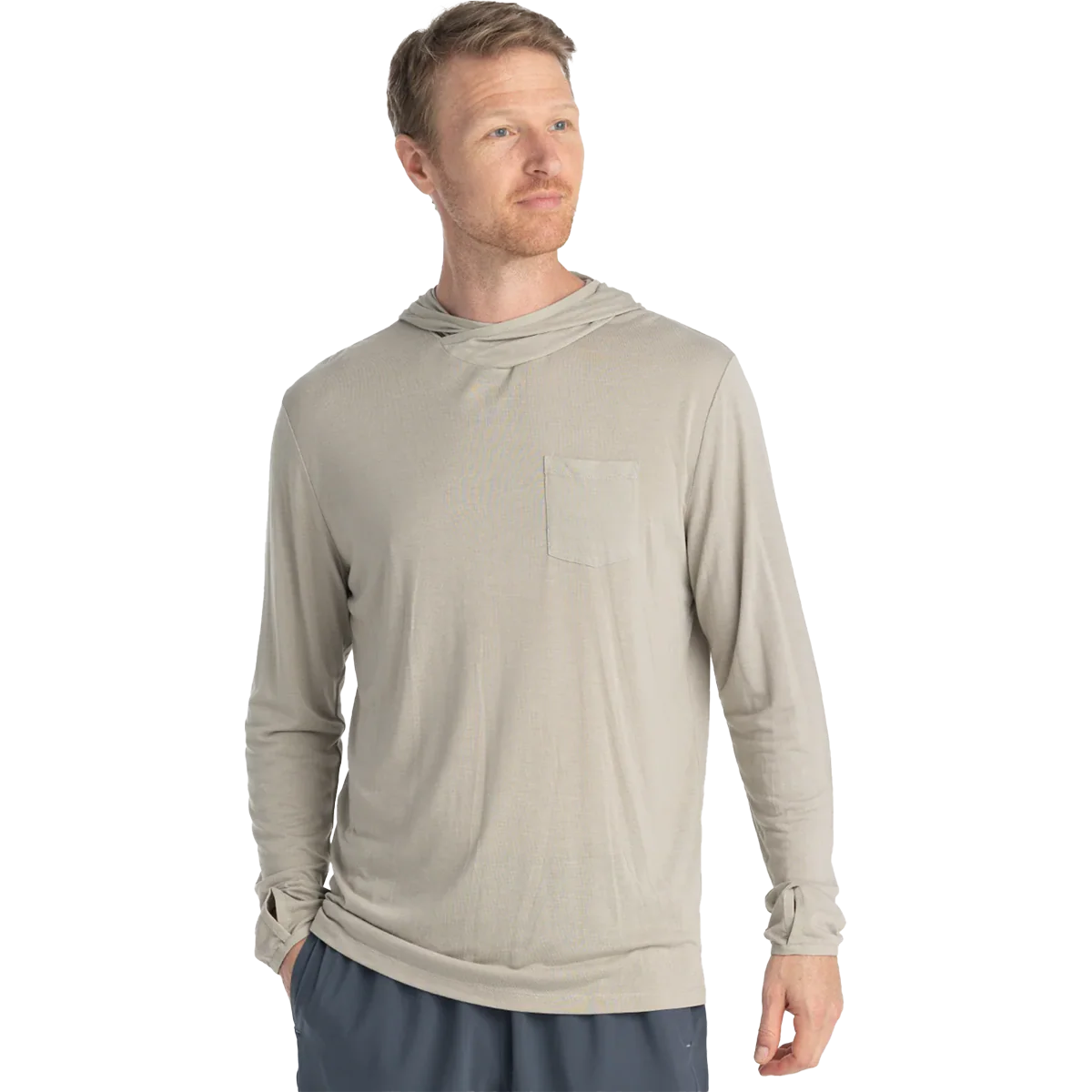 Men's Bamboo Lightweight Hoodie - Onhollan