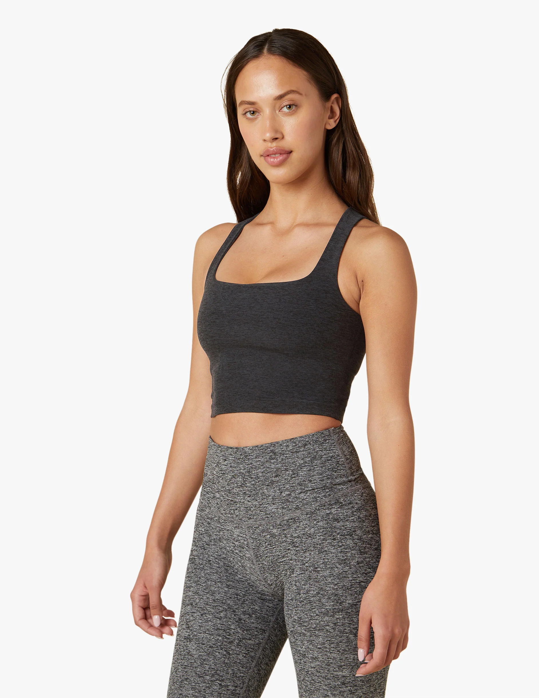 Spacedye Square Neck Cropped Tank - Onhollan