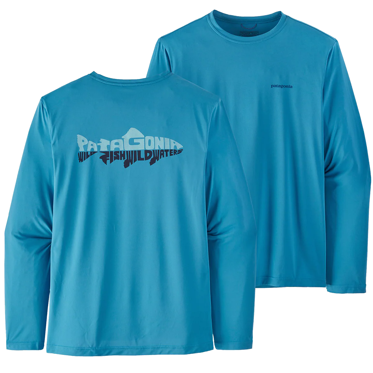 Men's Capilene Cool Daily Fish Graphic Long Sleeve - Onhollan