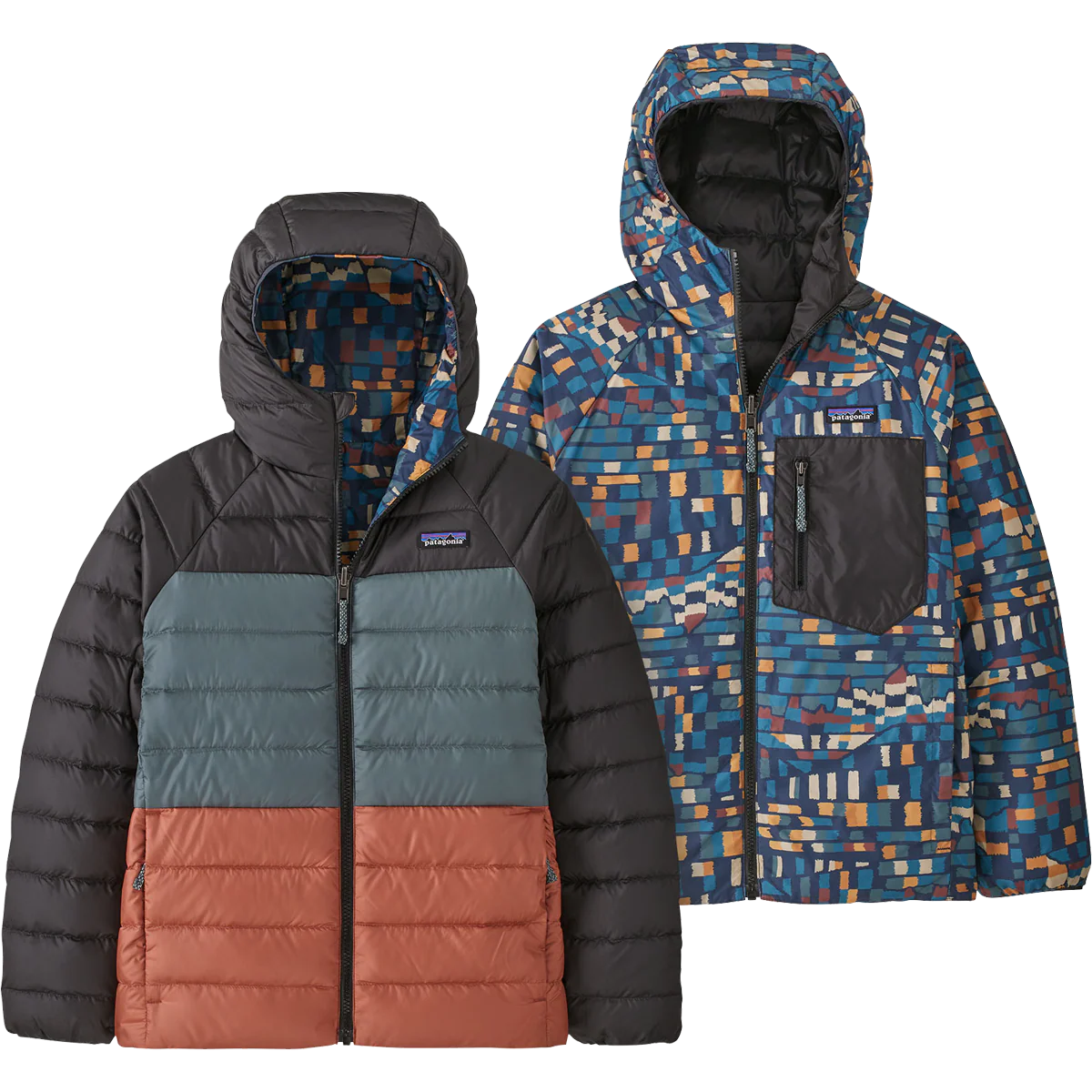 Youth Reversible Down Sweater Hoody - Onhollan