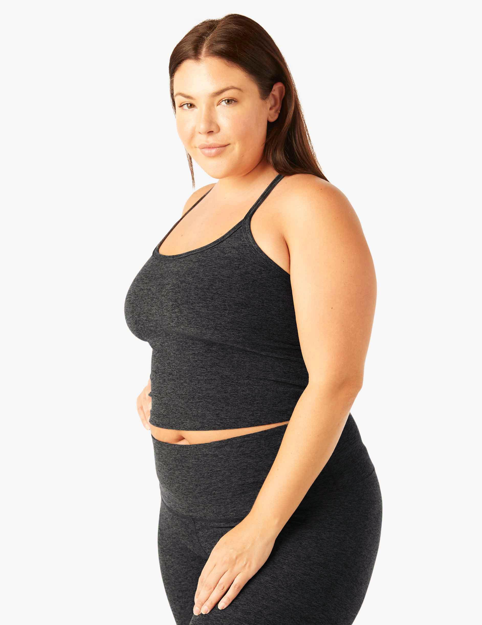 Spacedye Slim Racerback Cropped Tank - Onhollan