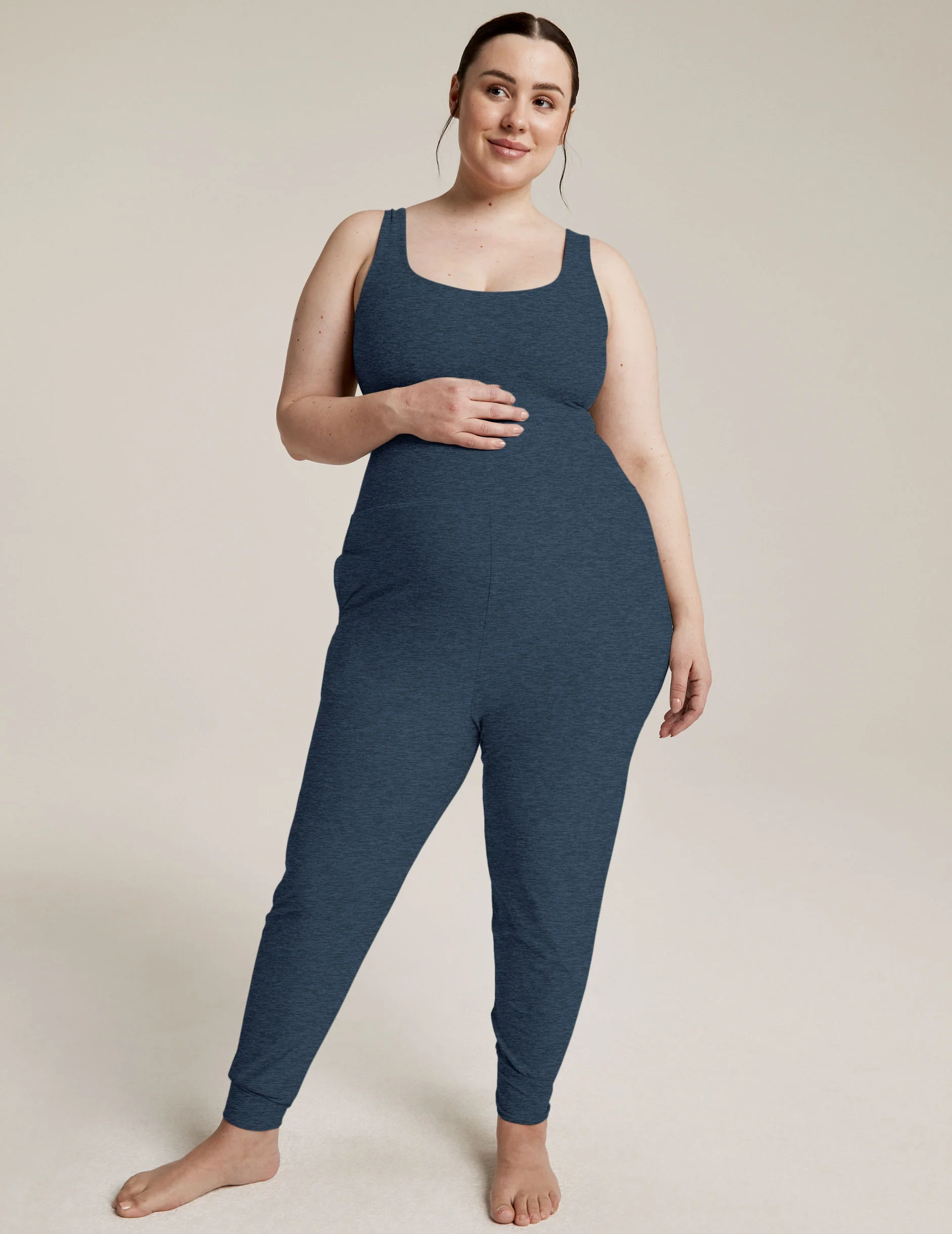 Spacedye Grow In Comfort Maternity Jumpsuit - Onhollan