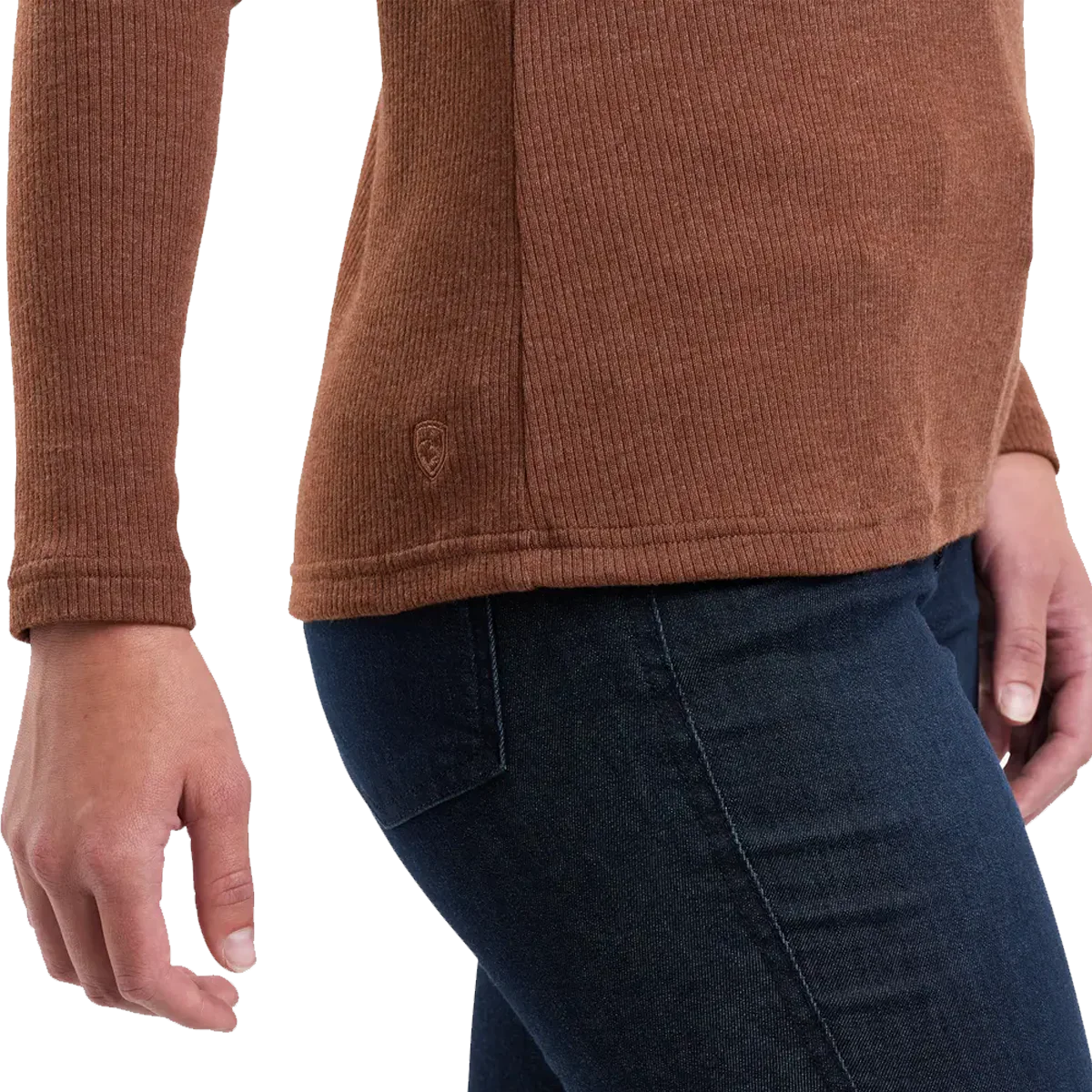 Women's Verona Ribbed Long Sleeve - Onhollan