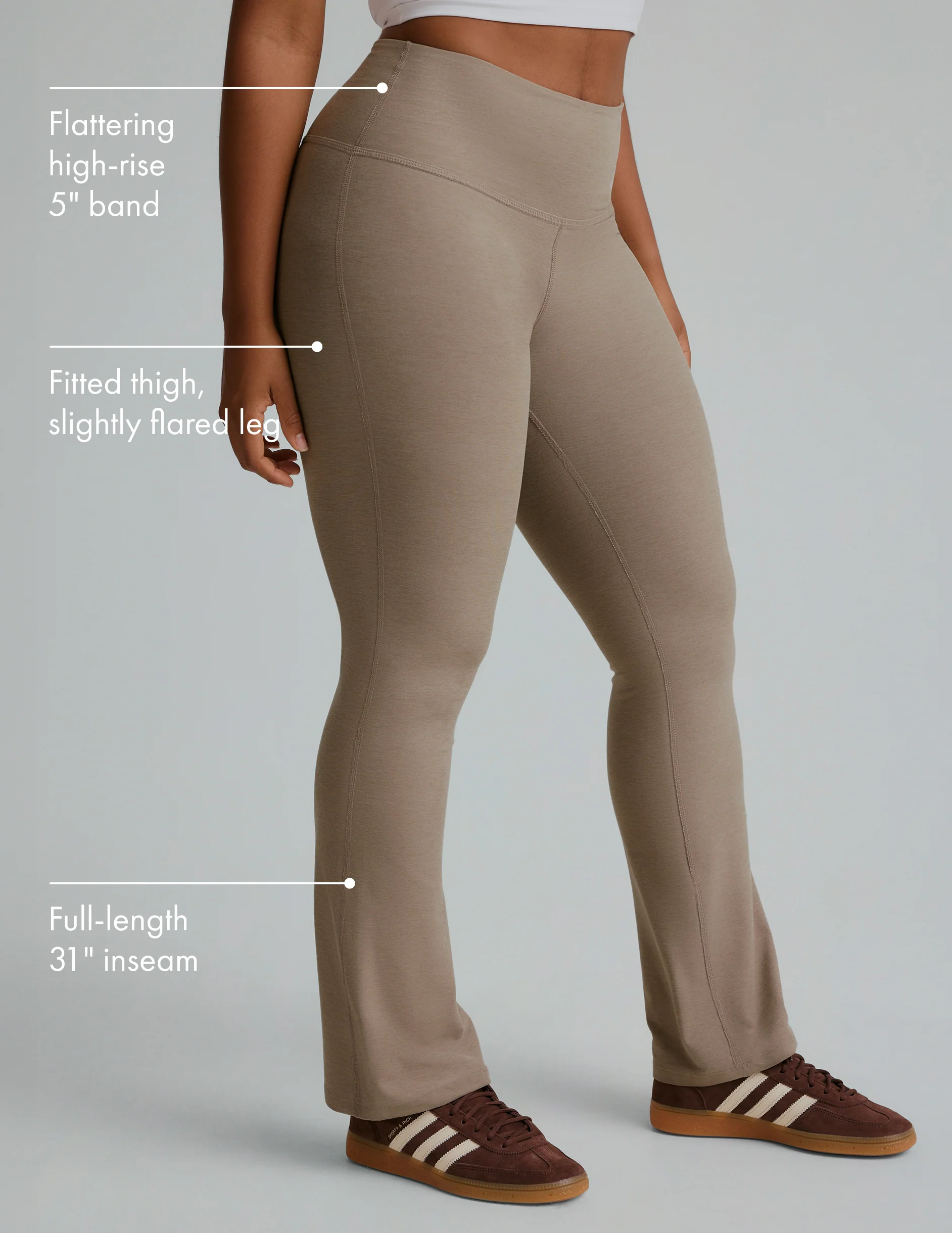 Spacedye Practice High Waisted Bootcut Pant - Onhollan