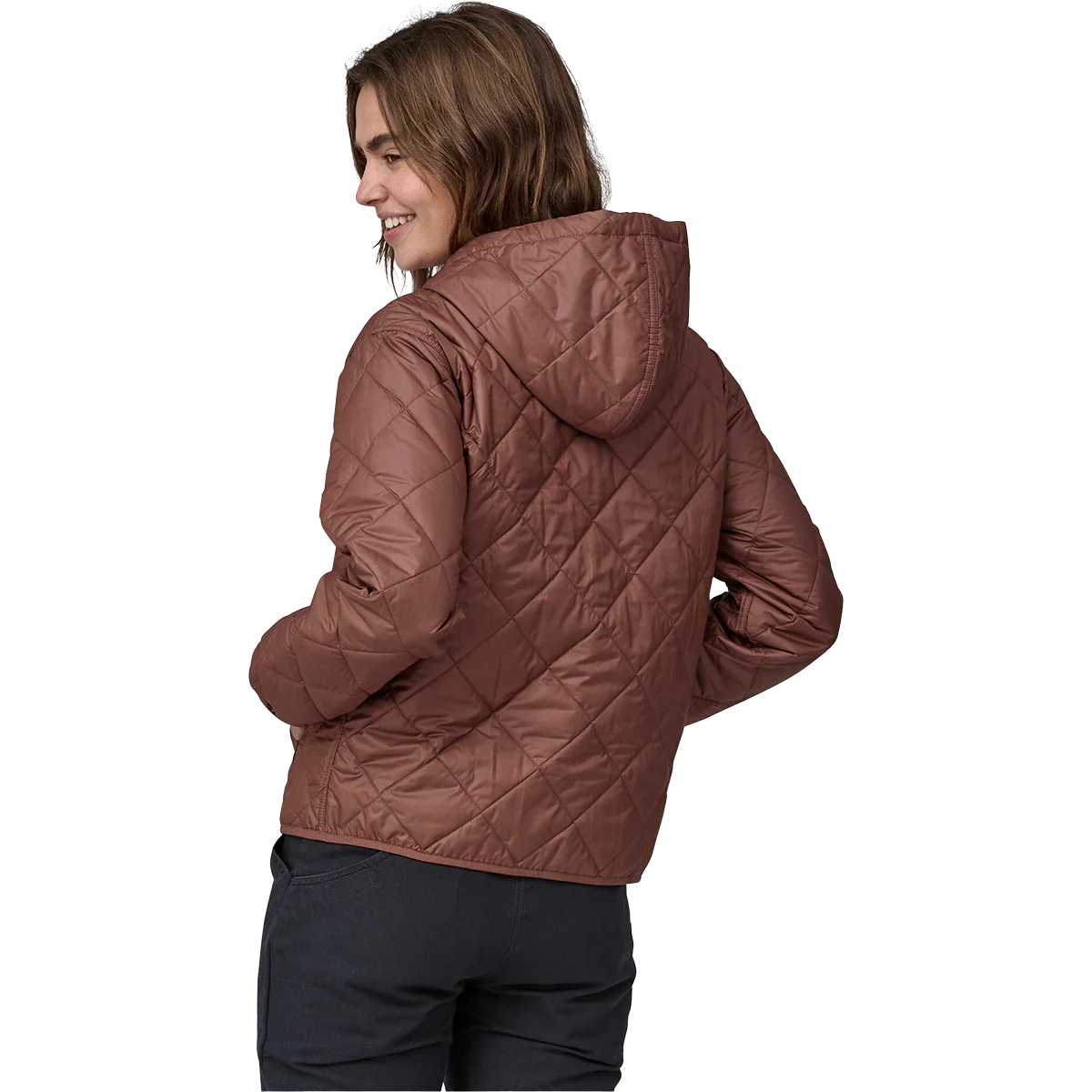 Women's Diamond Quilt Bomber Hoody - Onhollan