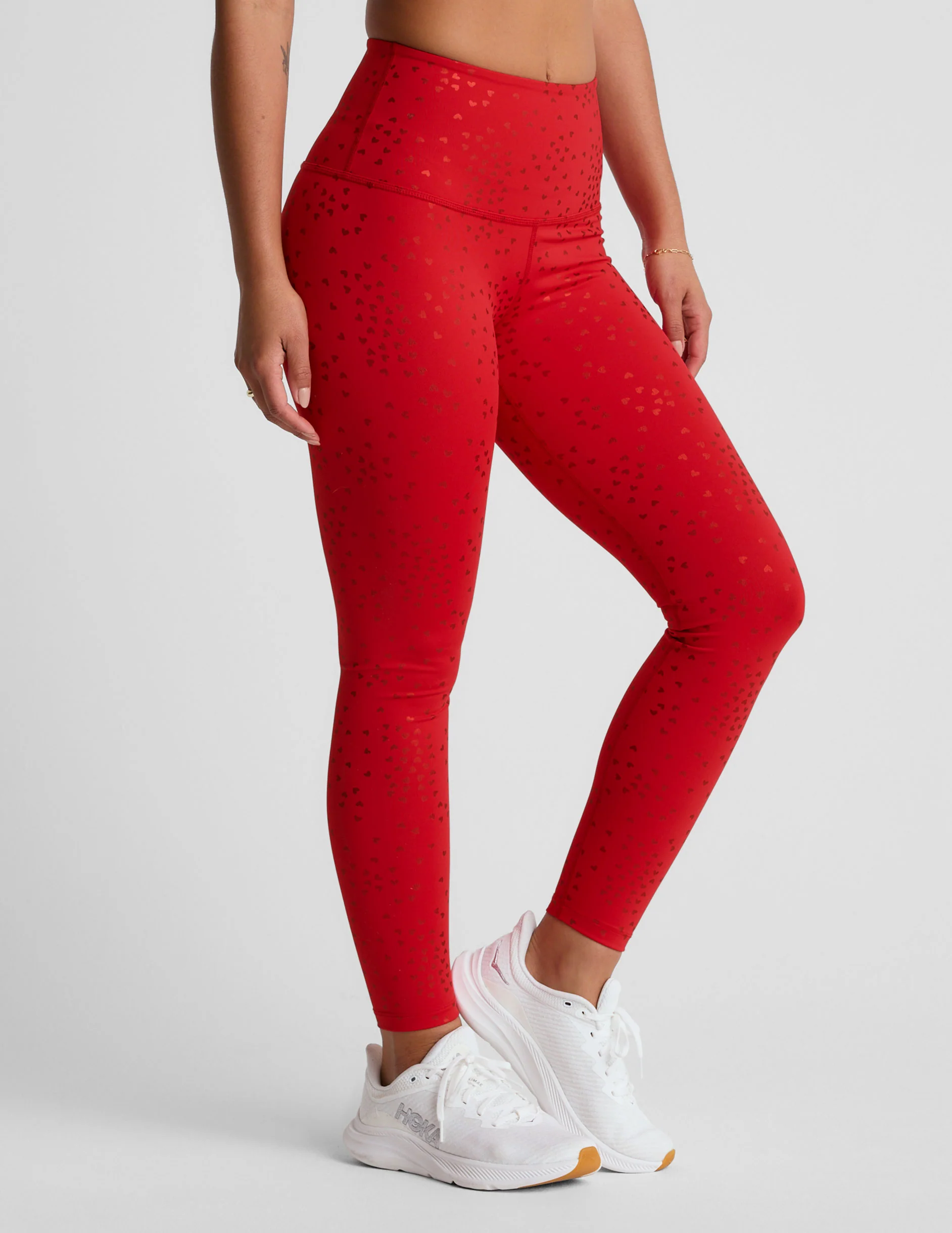 Hearts PowerShine High Waisted Midi Legging - Onhollan