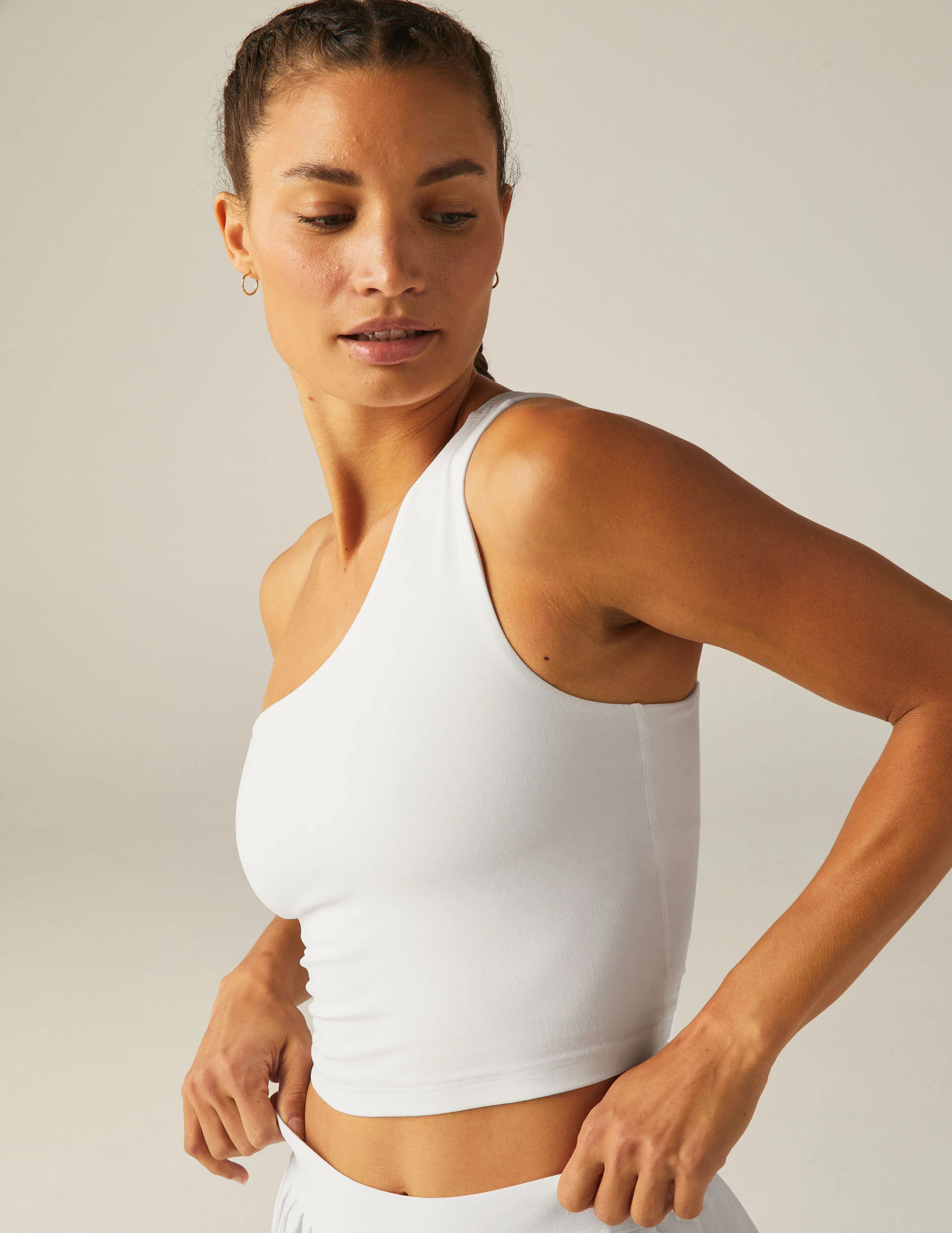 Spacedye The Bold Shoulder Cropped Tank - Onhollan