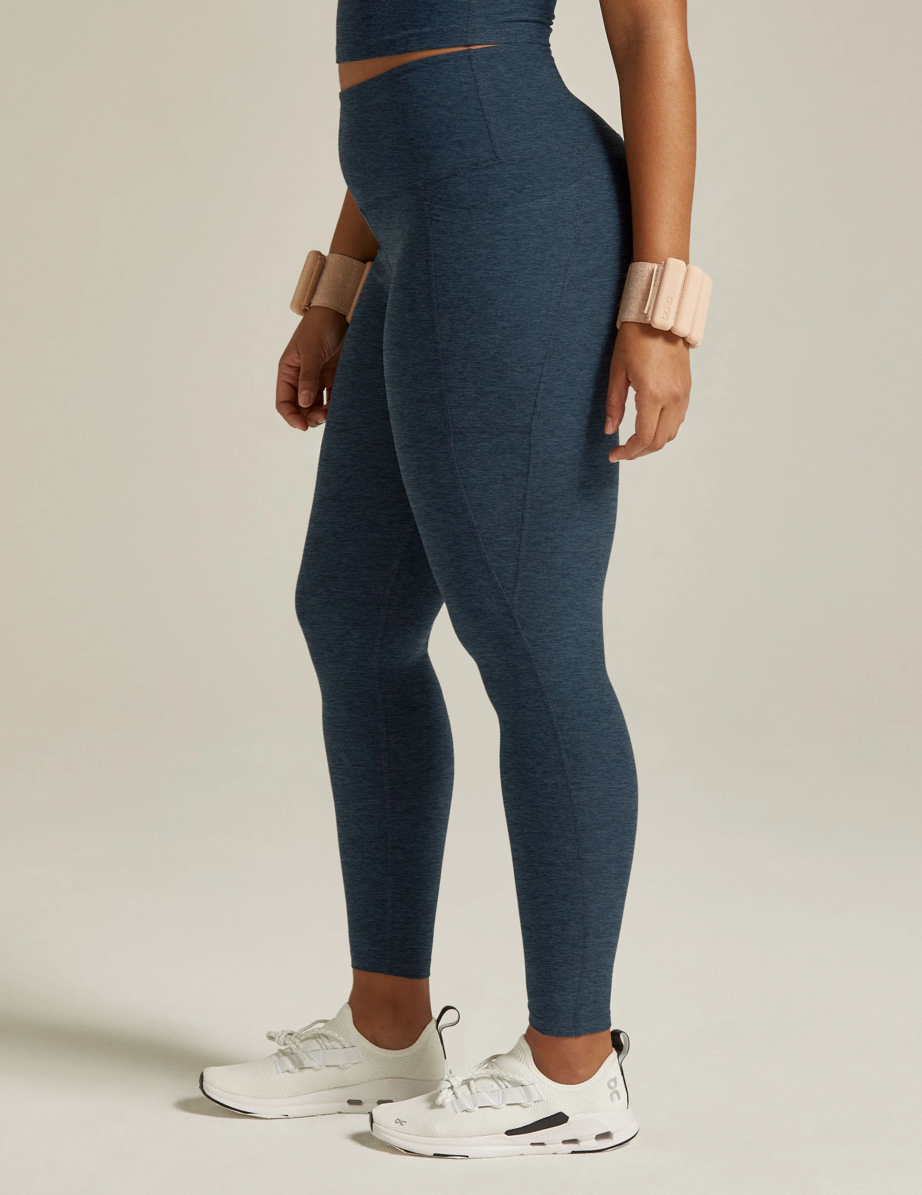Spacedye Out Of Pocket High Waisted Midi Legging - Onhollan
