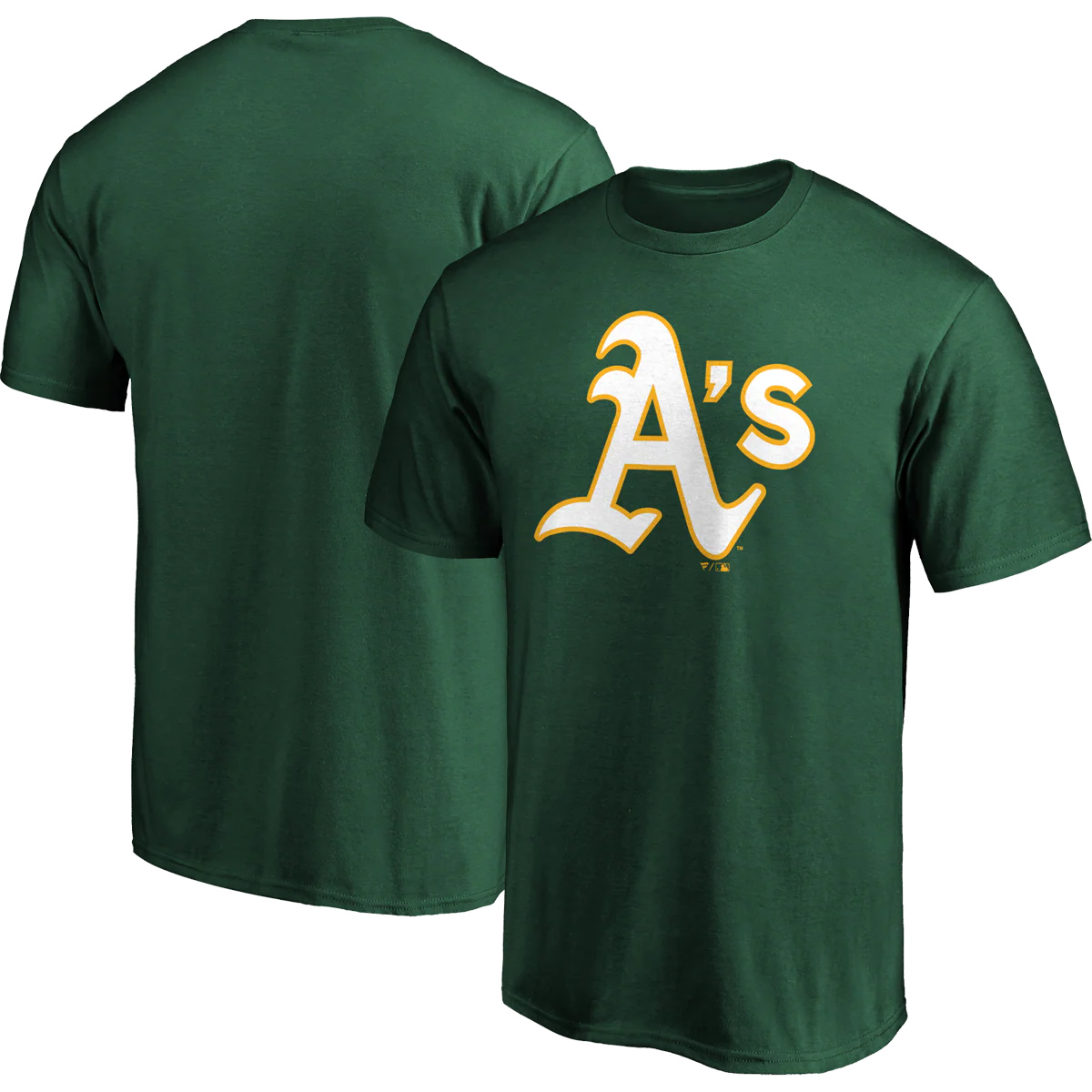 Men's A's Official Logo Short Sleeve - Onhollan