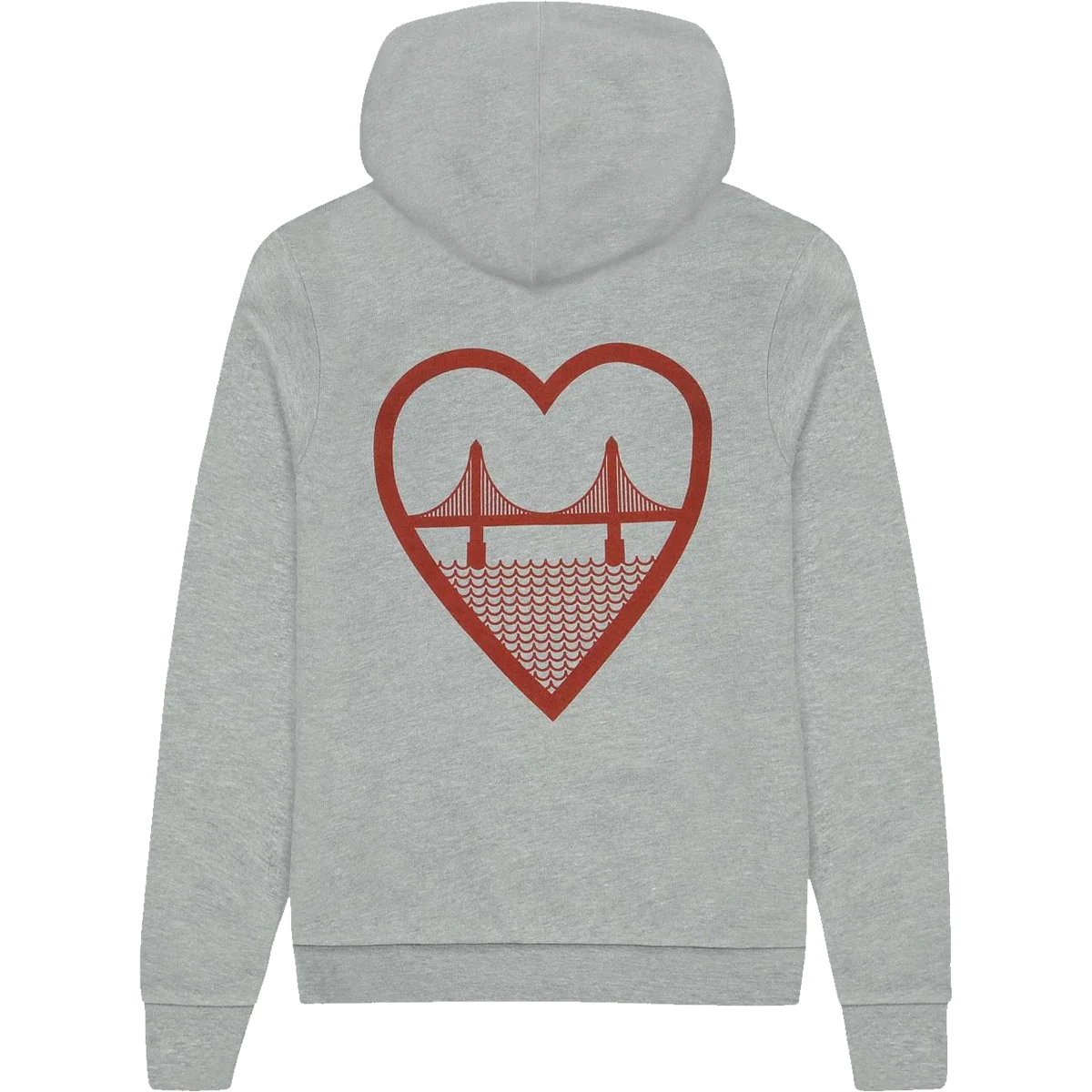 I Heart SF Zip Hoodie - Onhollan
