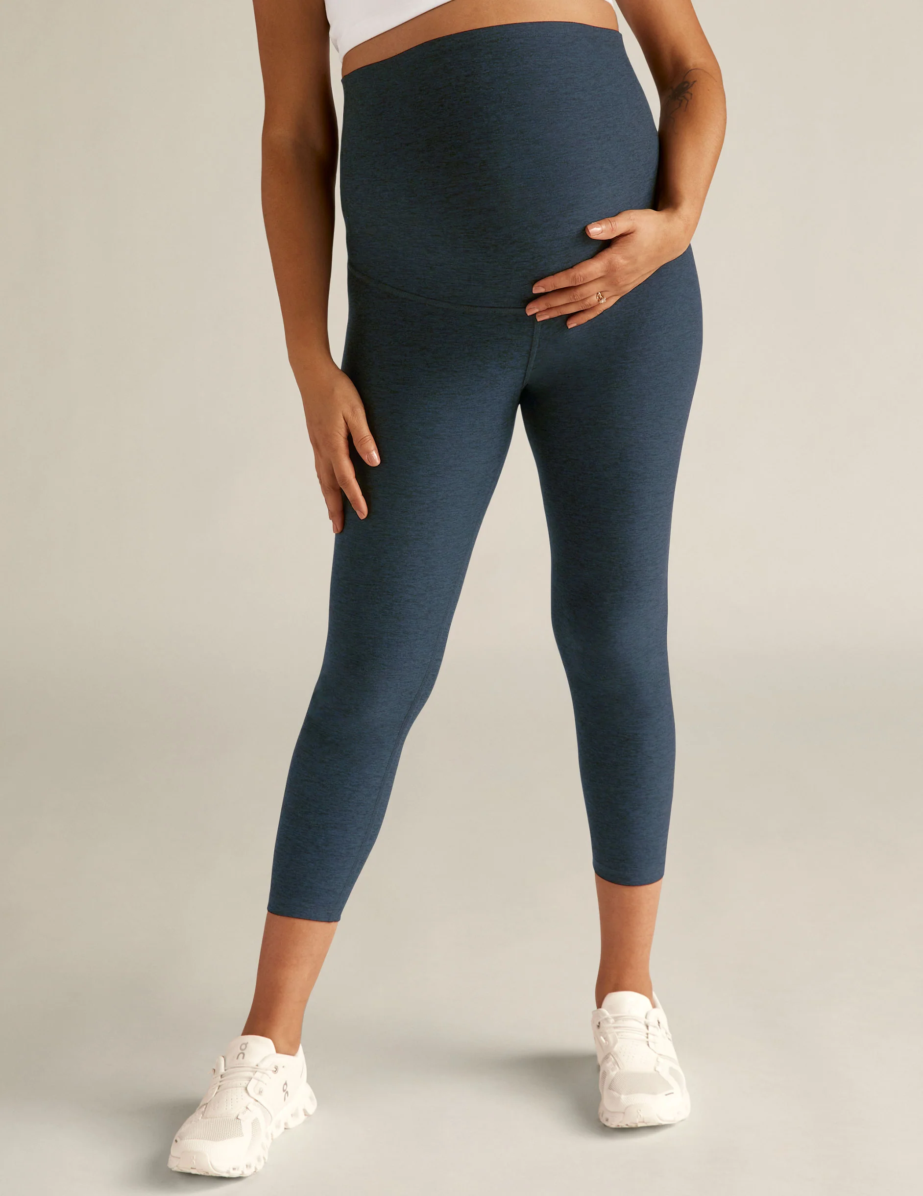 Spacedye Love The Bump Capri Maternity Legging - Onhollan
