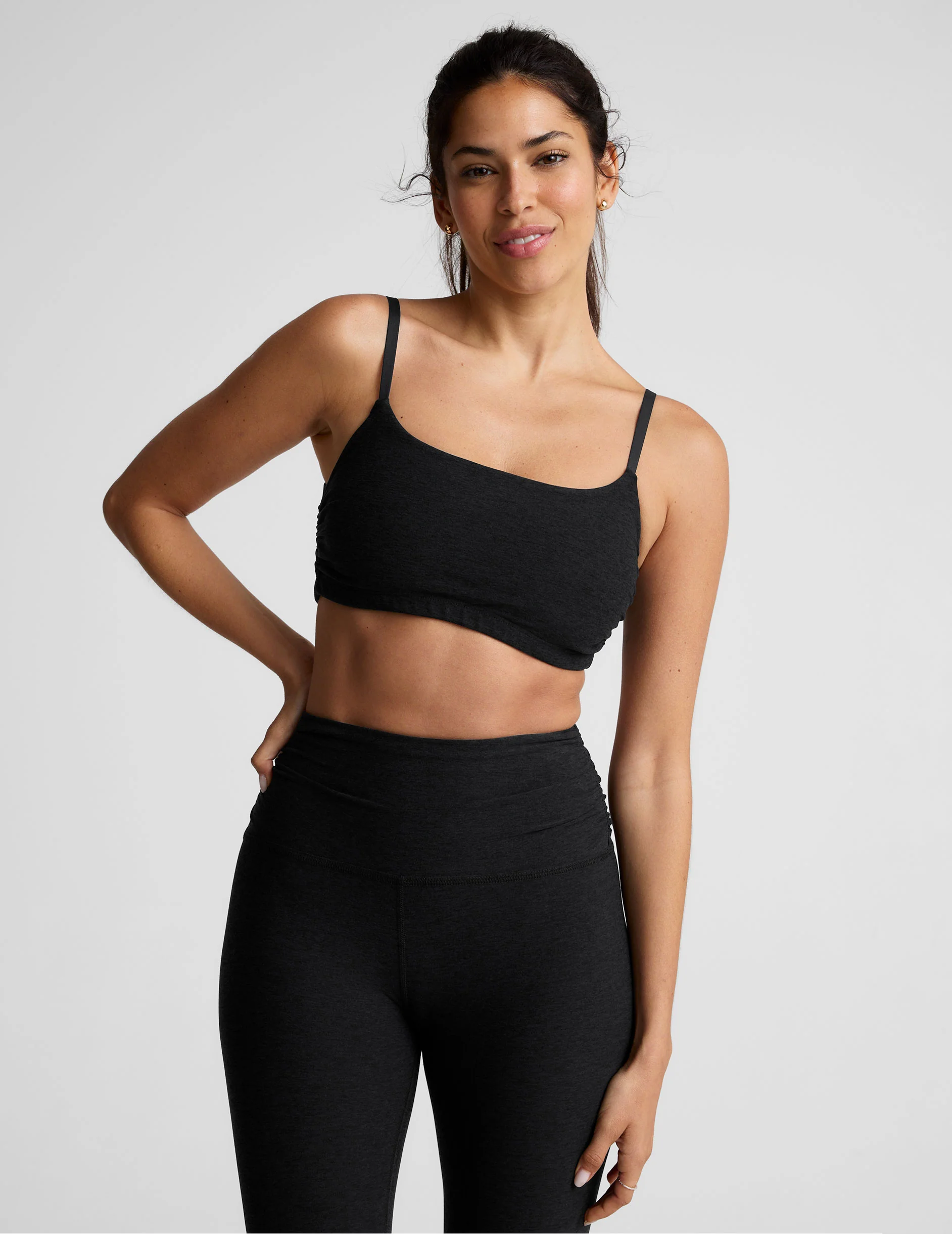 Spacedye Raise The Barre Shirred Bra - Onhollan