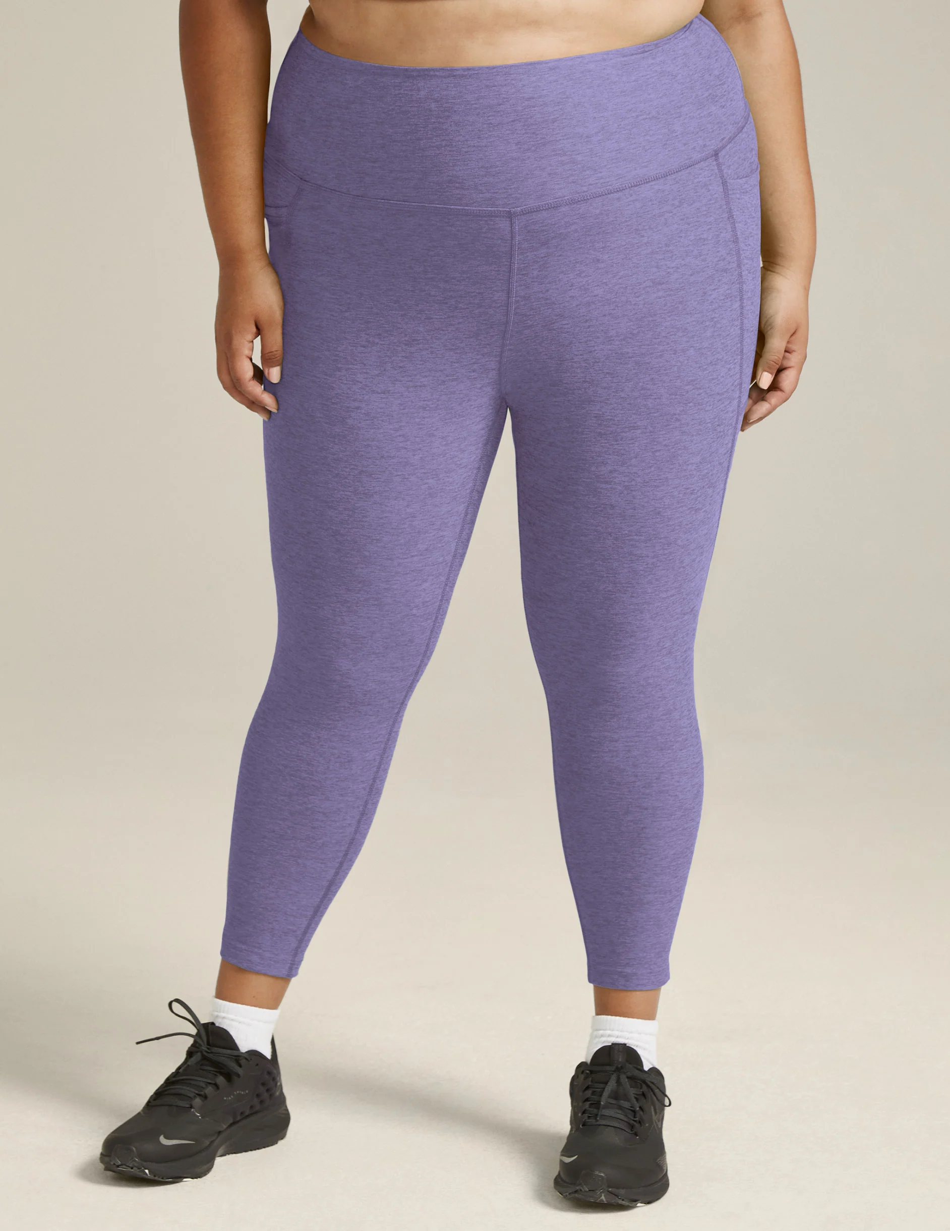 Spacedye Out Of Pocket High Waisted Midi Legging - Onhollan