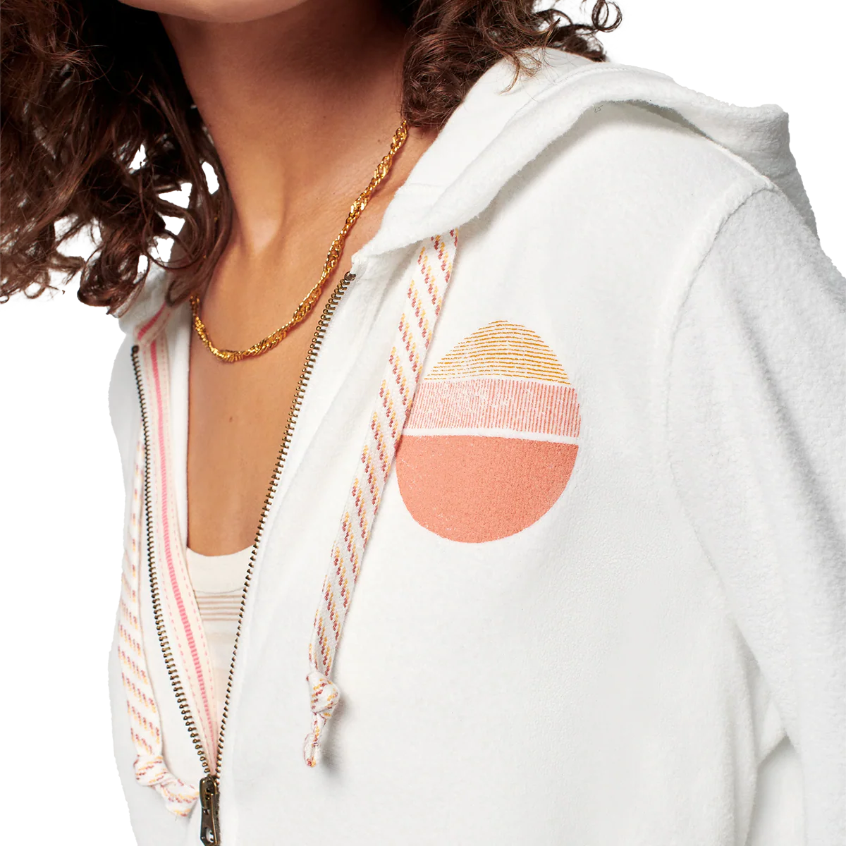 Women's Reverse Beach Zip Up Hoodie - Onhollan