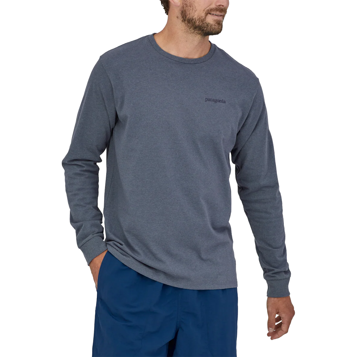 Men's Long-Sleeved Line Logo Ridge Responsibili-Tee - Onhollan