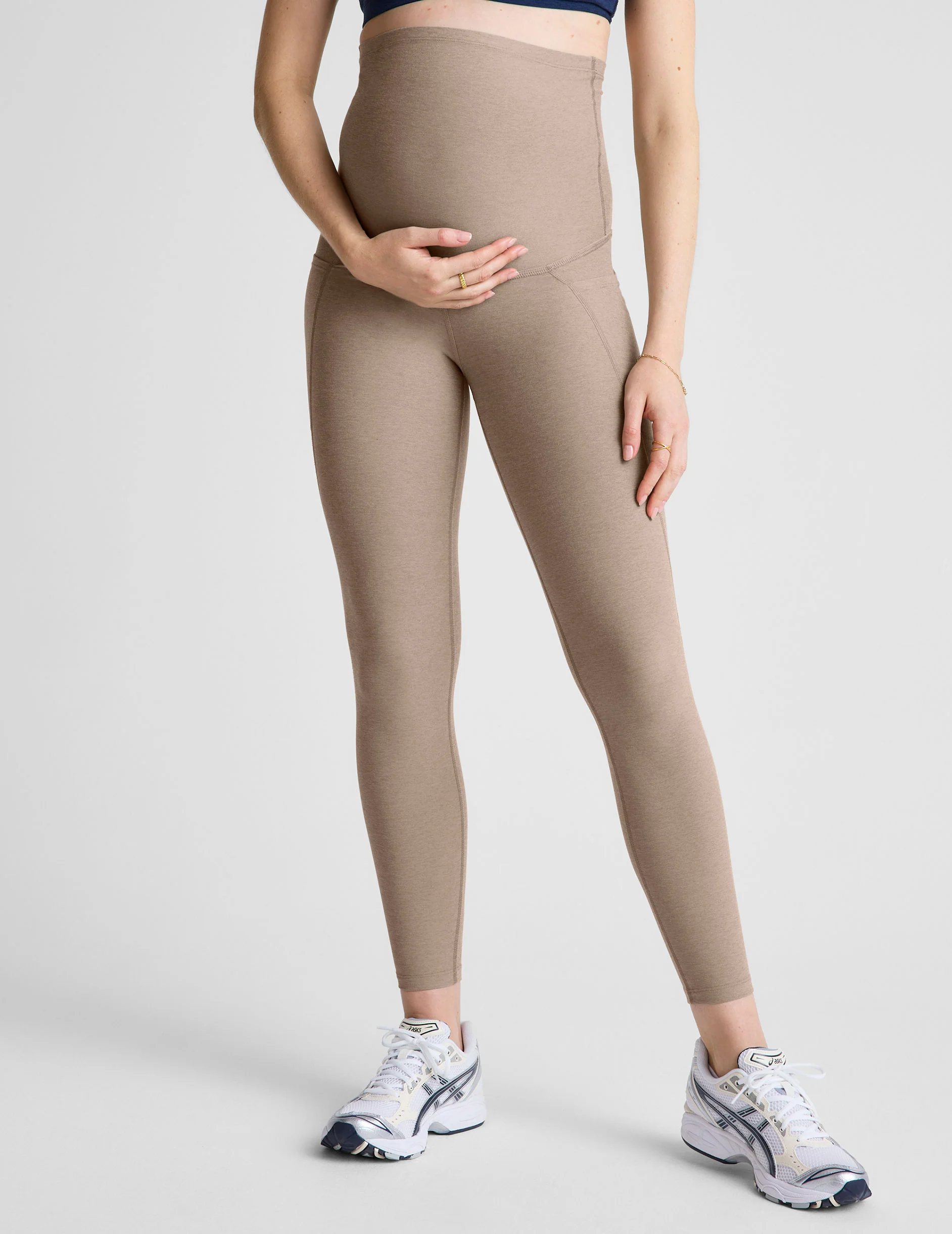 Spacedye Love the Bump Maternity Pocket Midi Legging - Onhollan