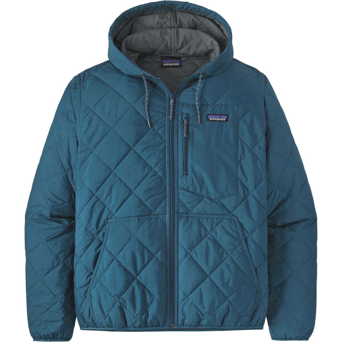 Men's Diamond Quilt Bomber Hoody - Onhollan