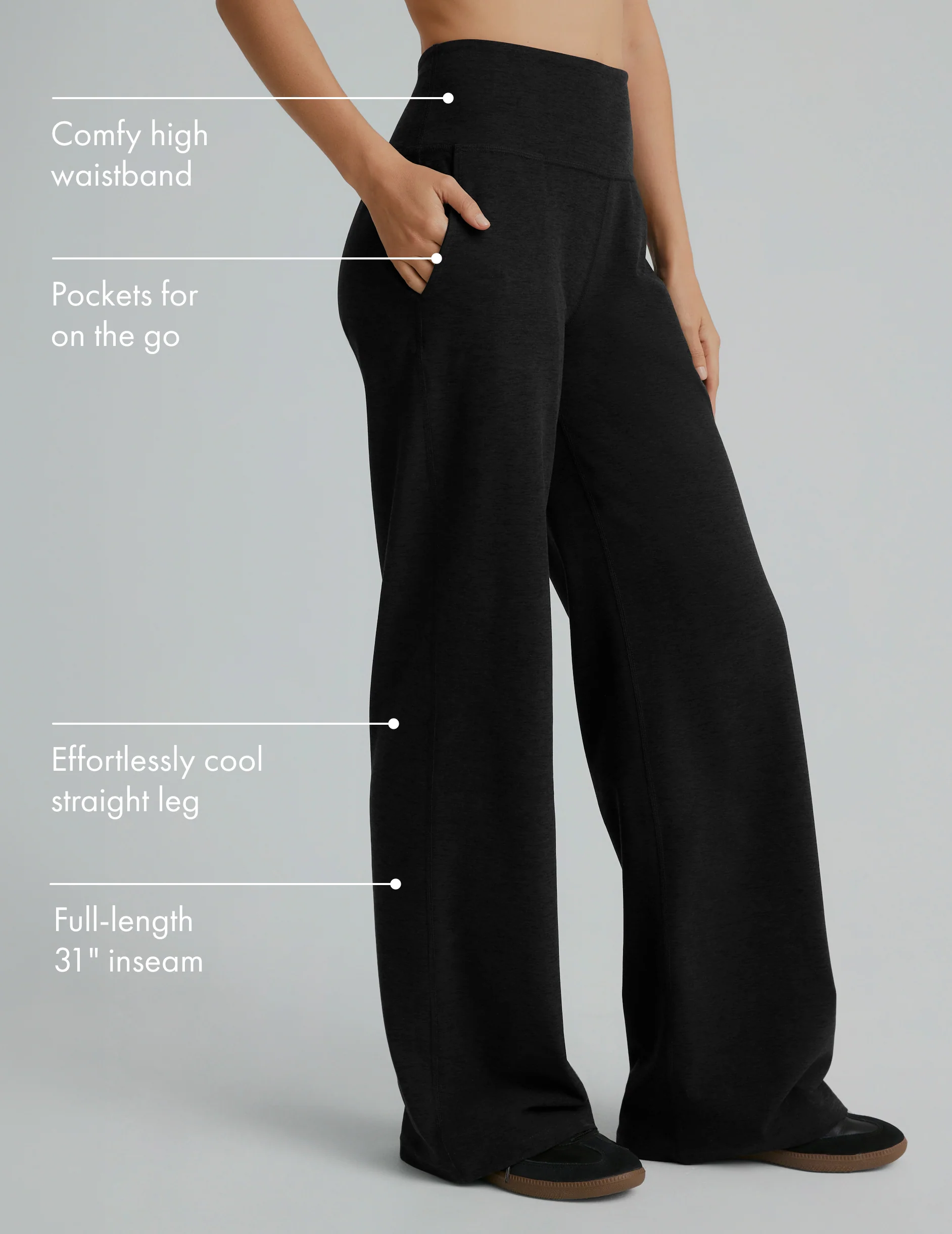 Spacedye Laid Back Wide Leg Pant - Onhollan