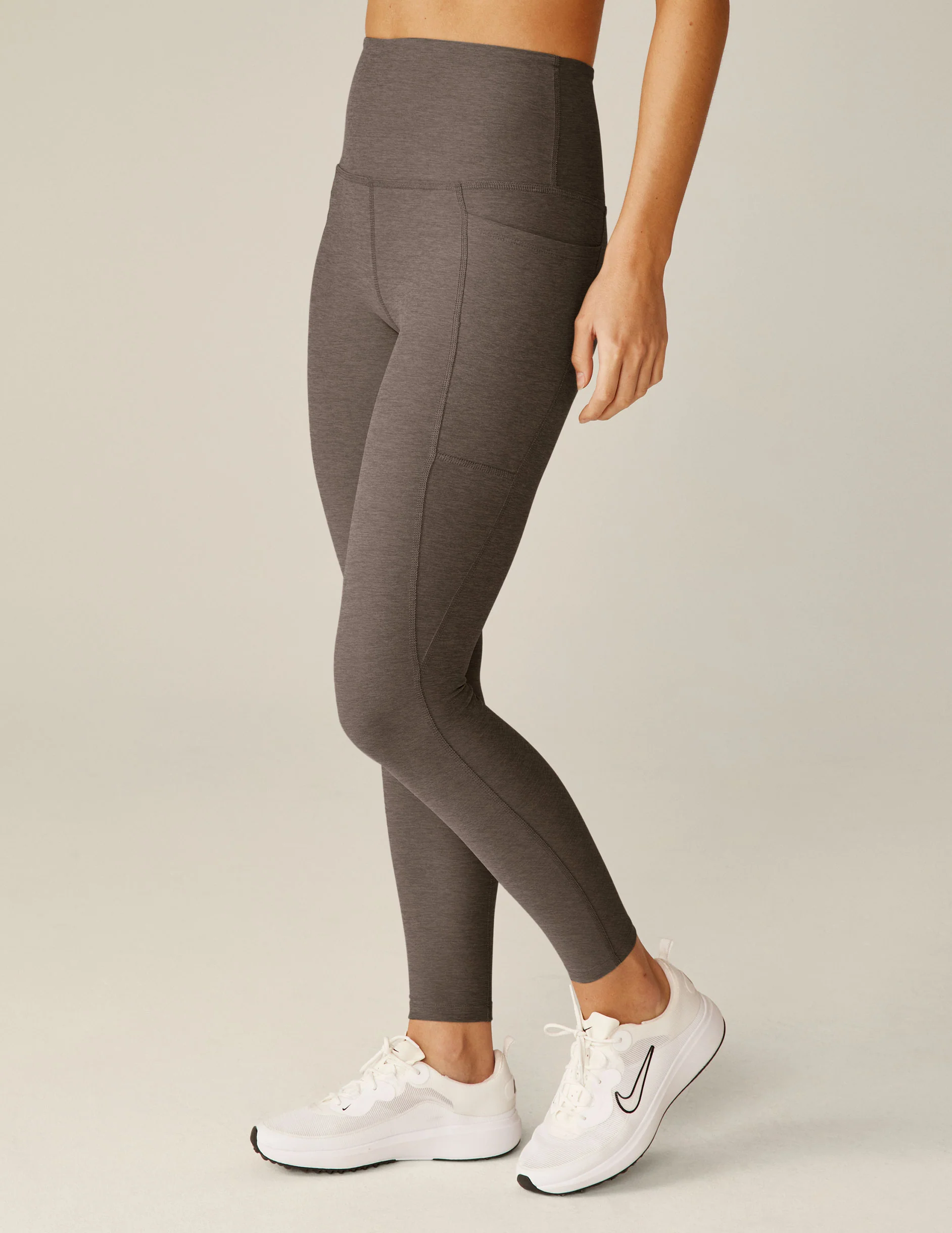 Spacedye Out Of Pocket High Waisted Midi Legging - Onhollan