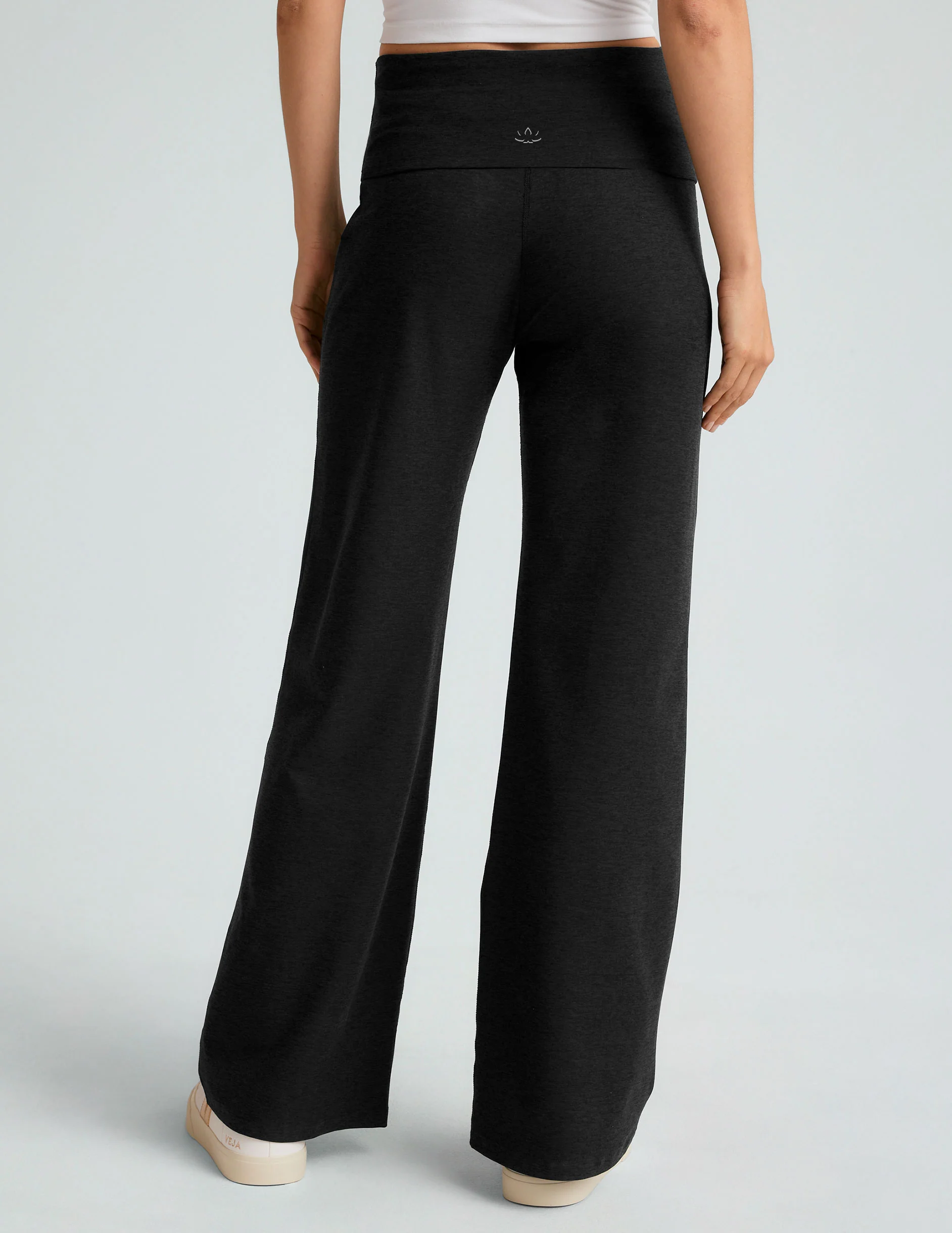 Spacedye Foldover Wide Leg Pant - Onhollan