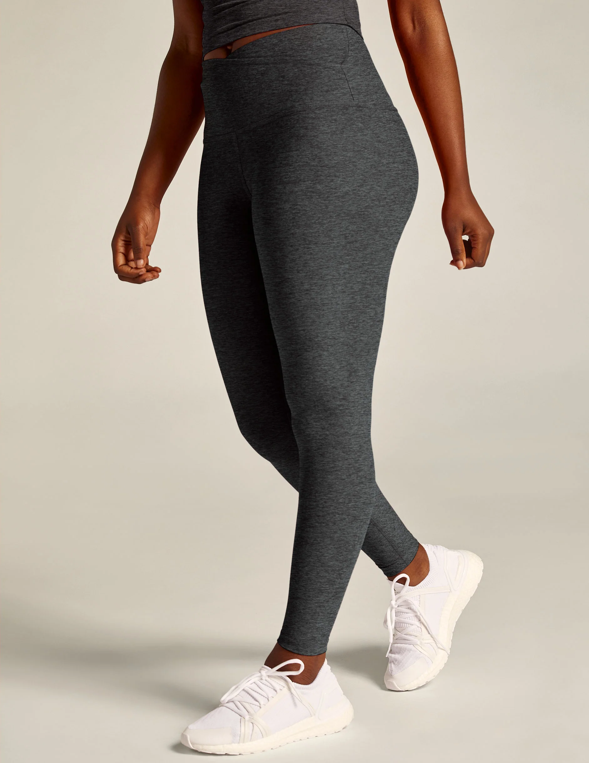 Spacedye At Your Leisure High Waisted Midi Legging - Onhollan