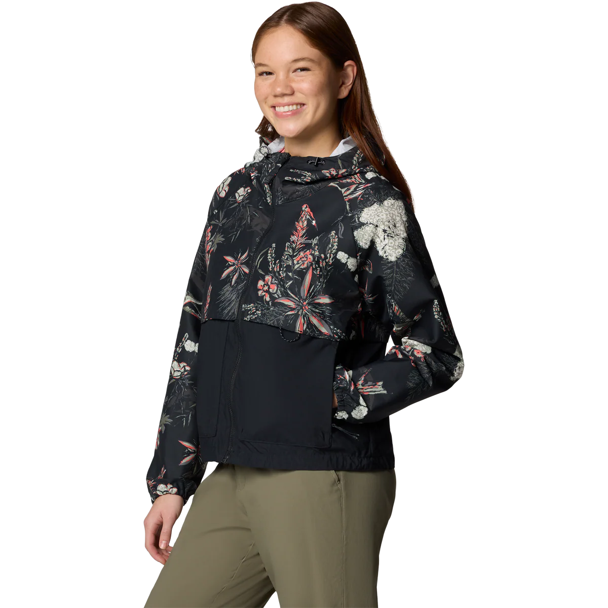 Women's Spire Valley Printed Windbreaker - Onhollan