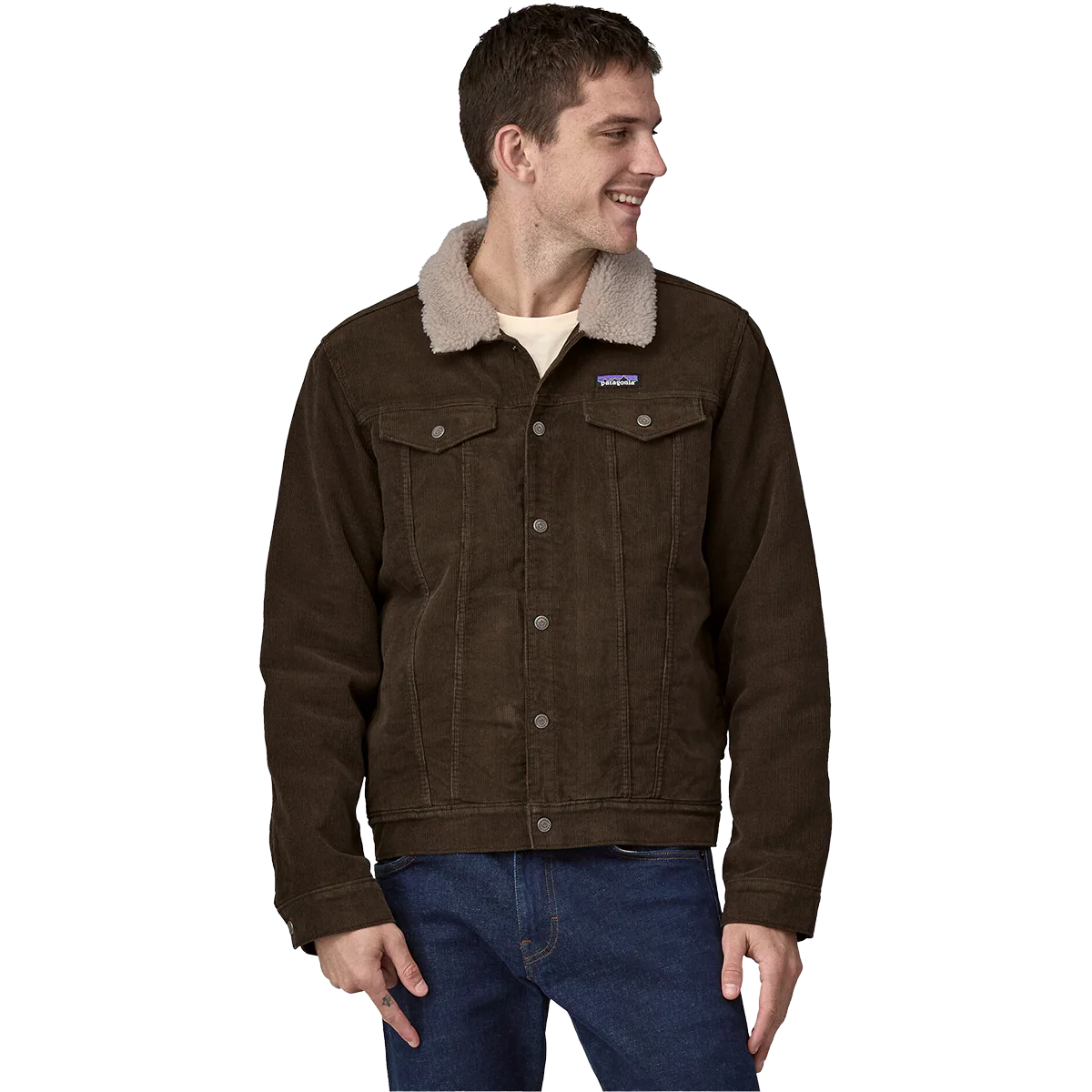 Men's Pile-Lined Trucker Jacket - Onhollan