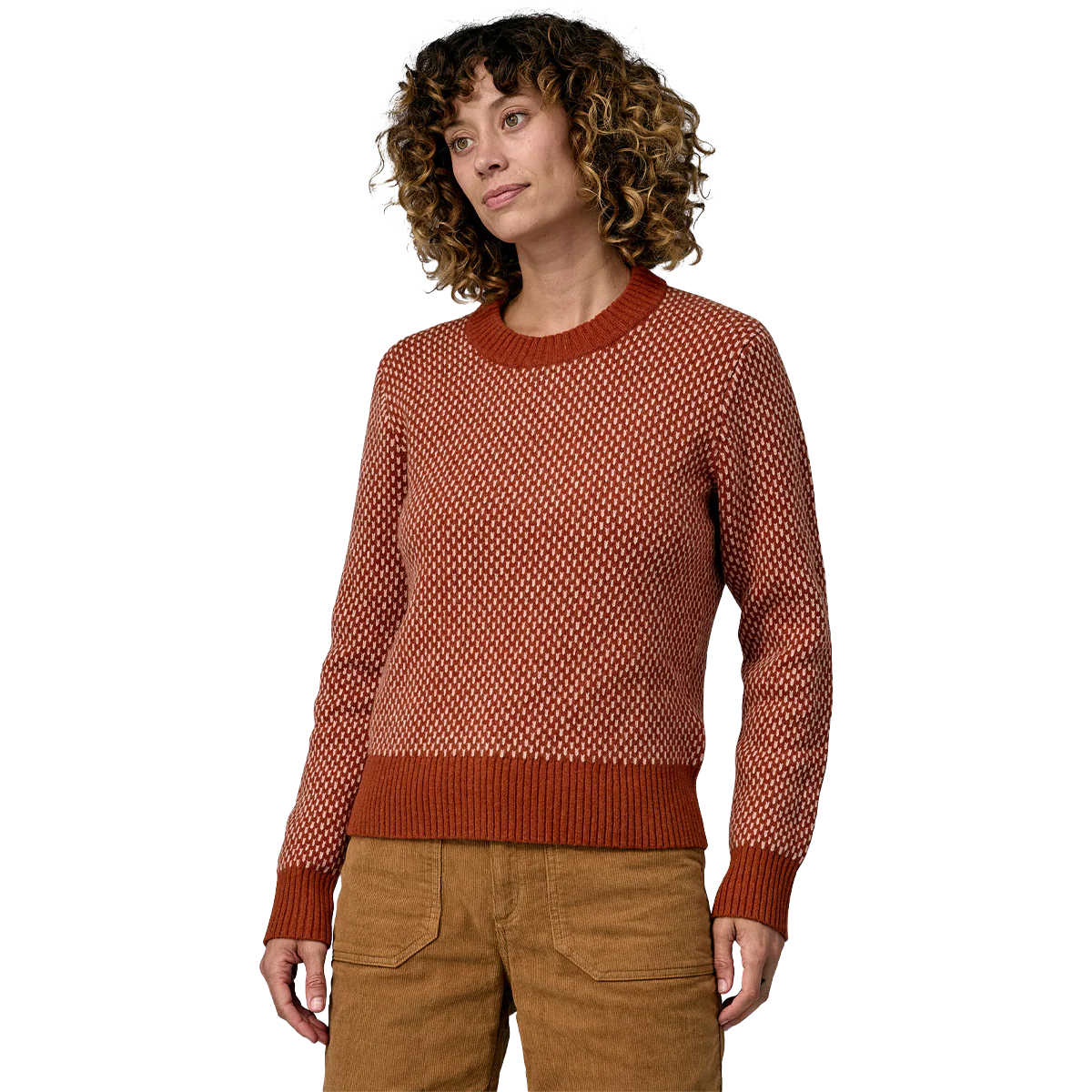 Women's Recycled Wool-Blend Crewneck Sweater - Onhollan
