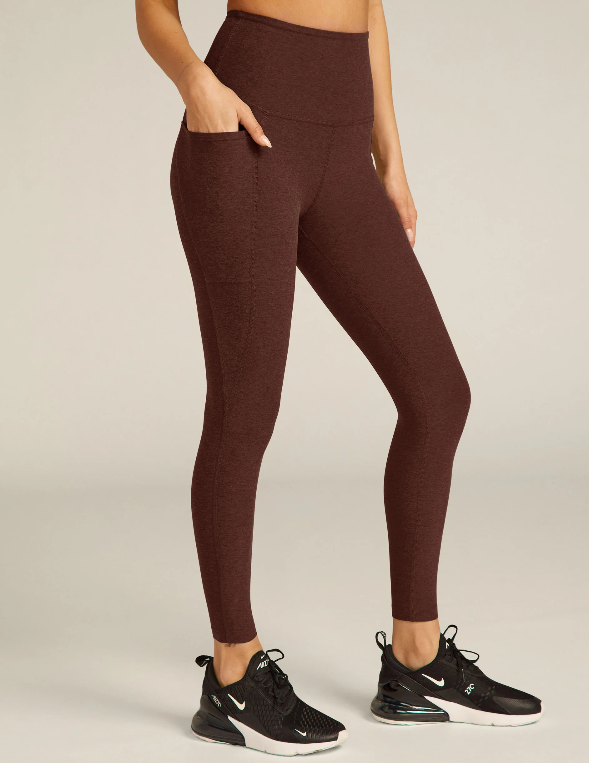 Spacedye Out Of Pocket High Waisted Midi Legging - Onhollan