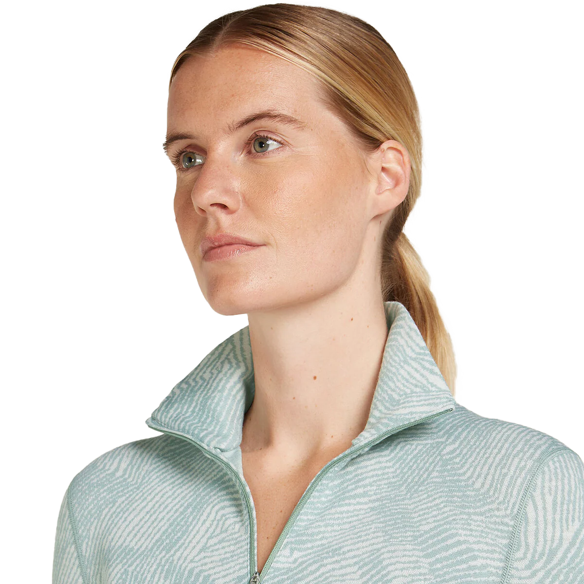 Women's Merino 260 Vertex Long Sleeve 1/2 Thermal Top Frozen Forms - Onhollan