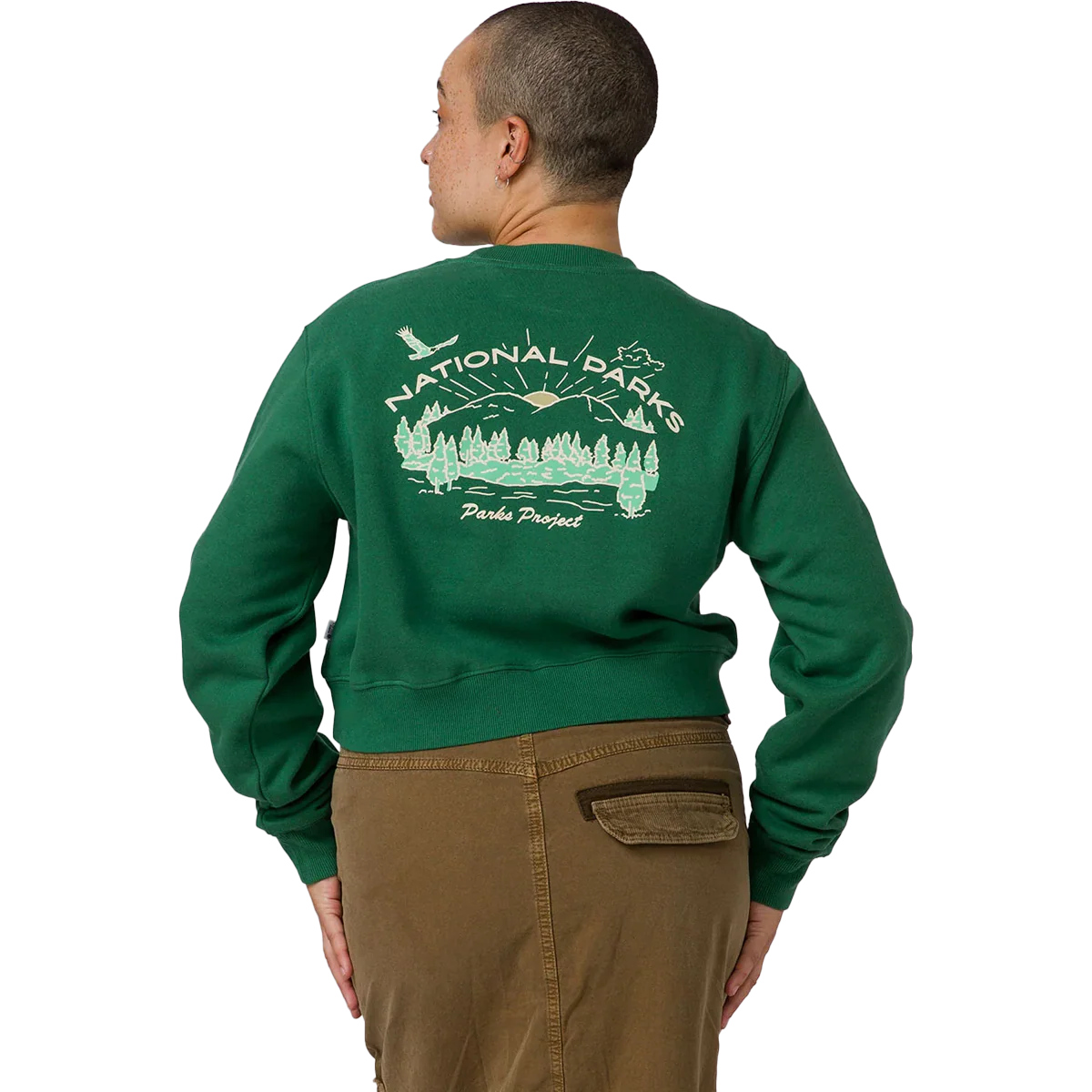 Women's National Parks Sunrise Cropped Crew - Onhollan