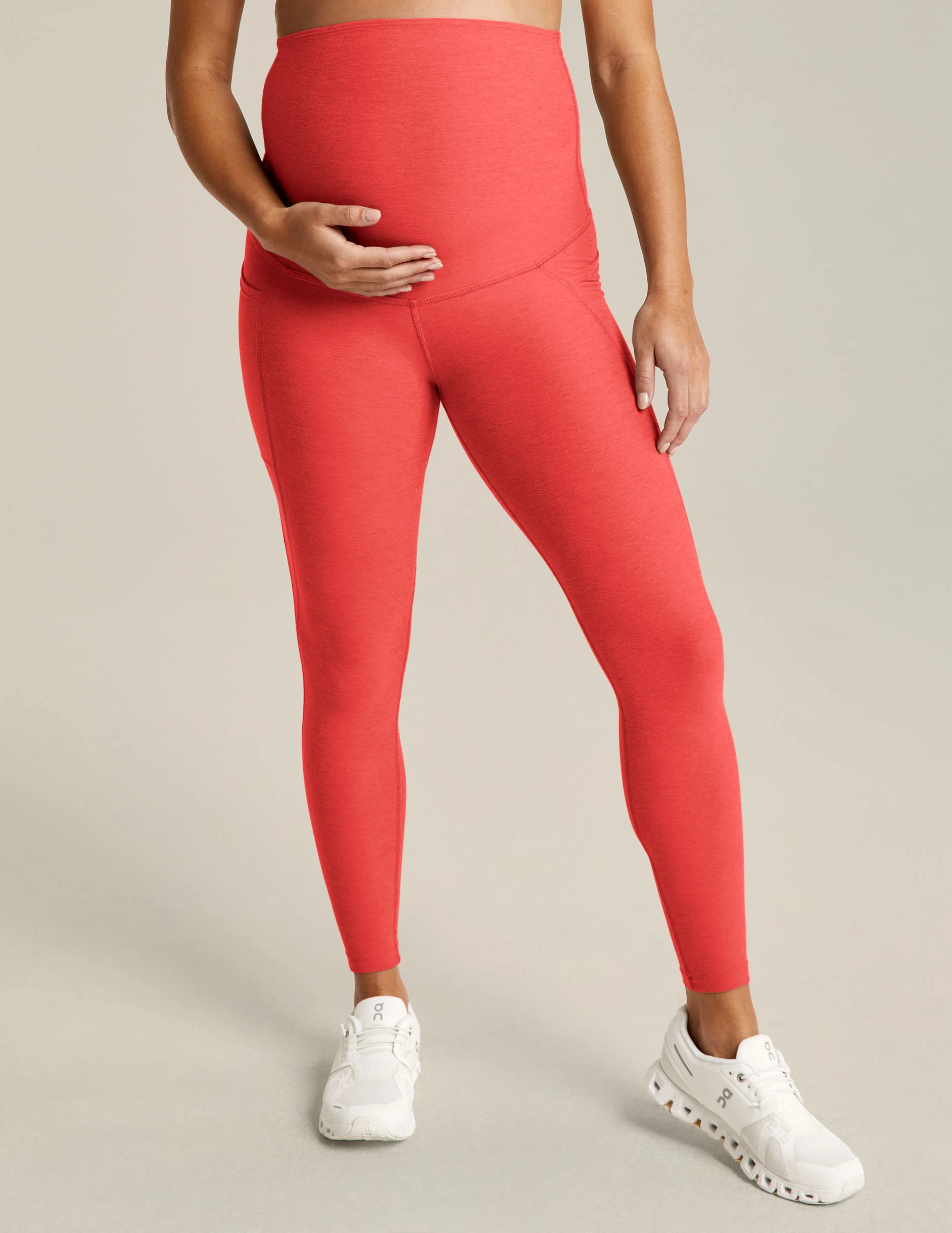 Spacedye Love the Bump Maternity Pocket Midi Legging - Onhollan