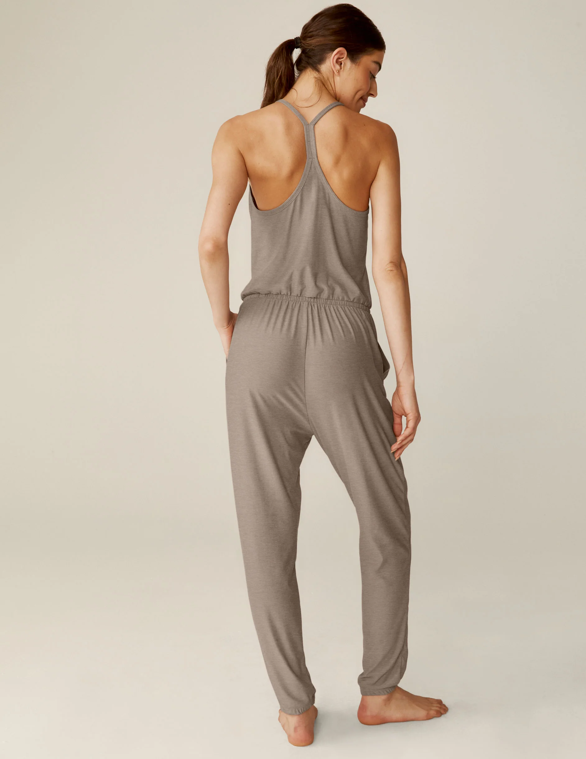 Featherweight Dream Lace Racerback Jumpsuit - Onhollan