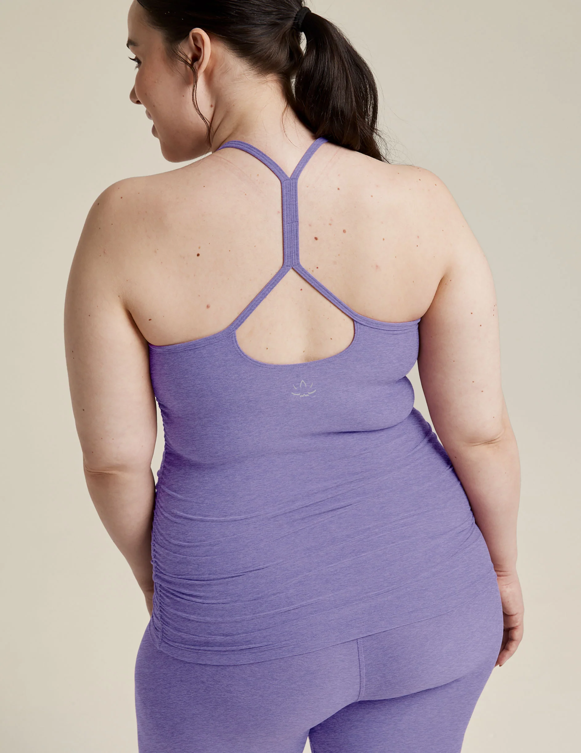 Spacedye Keep Your Cool Maternity Slim Racerback Tank - Onhollan