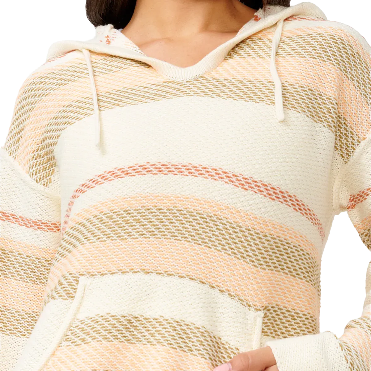 Women's Desert Dreams Striped Poncho - Onhollan