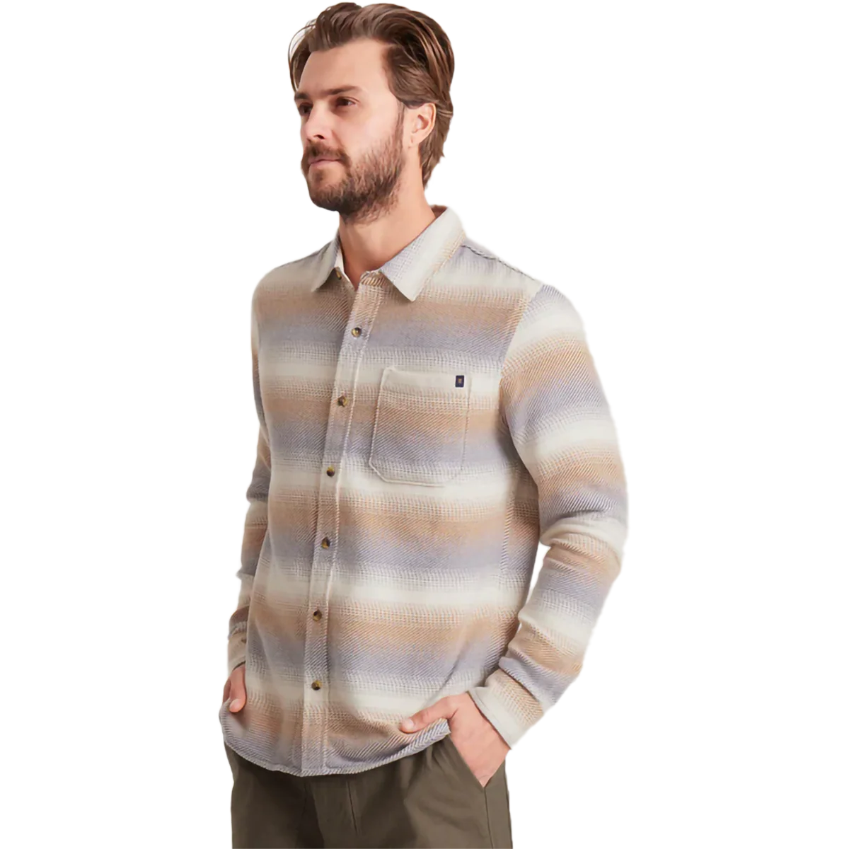 Men's Crossroads Organic Long Sleeve Flannel - Onhollan