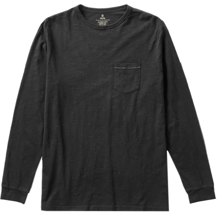 Men's Well Worn Midweight Organic Long Sleeve Tee - Onhollan
