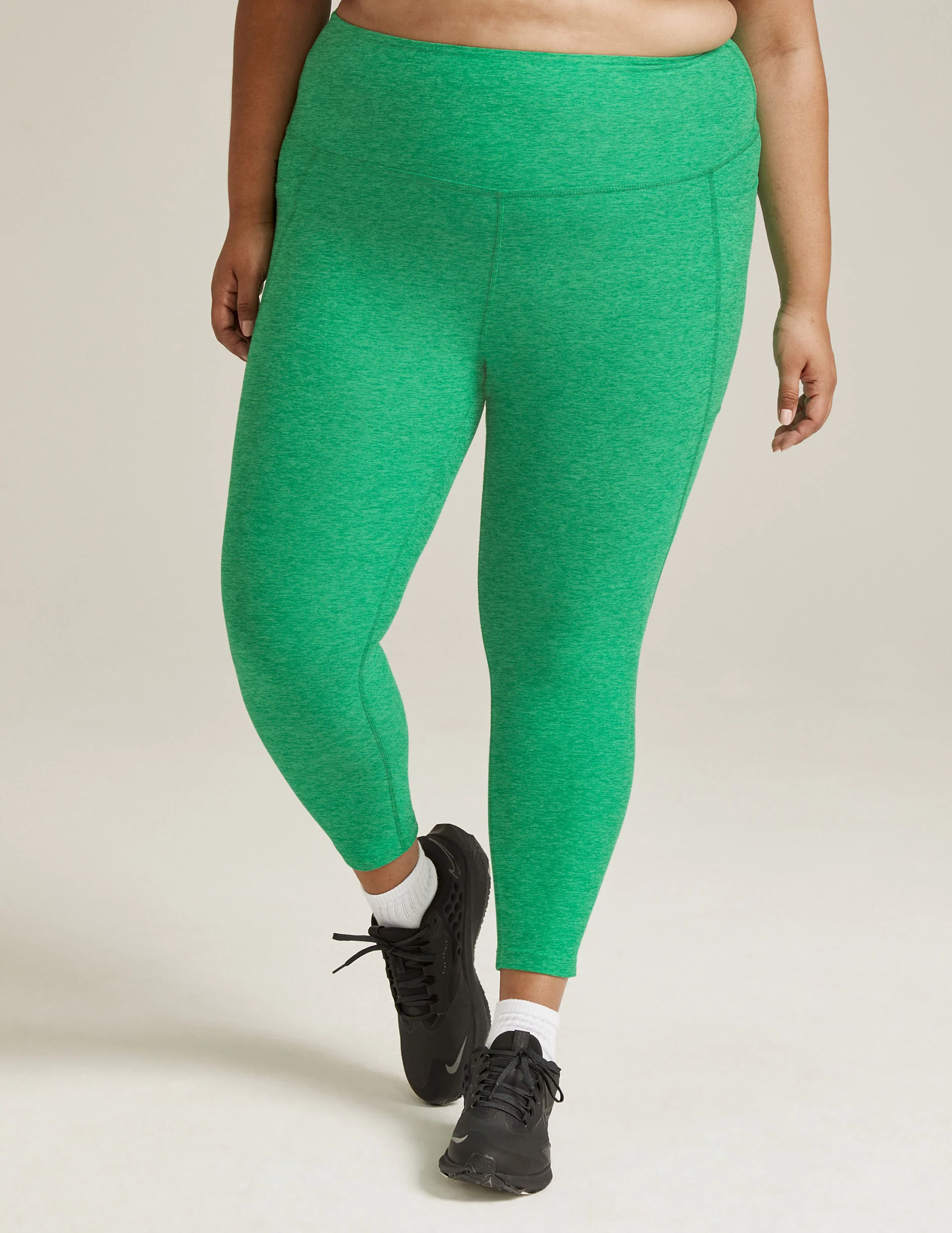 Spacedye Out Of Pocket High Waisted Midi Legging - Onhollan
