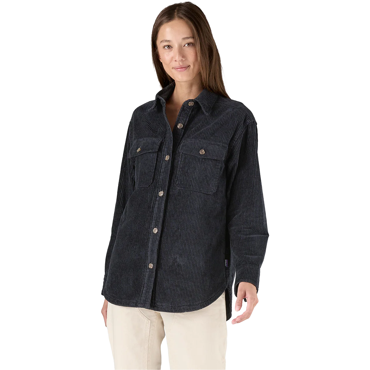 Women's Corduroy Overshirt Jacket - Onhollan