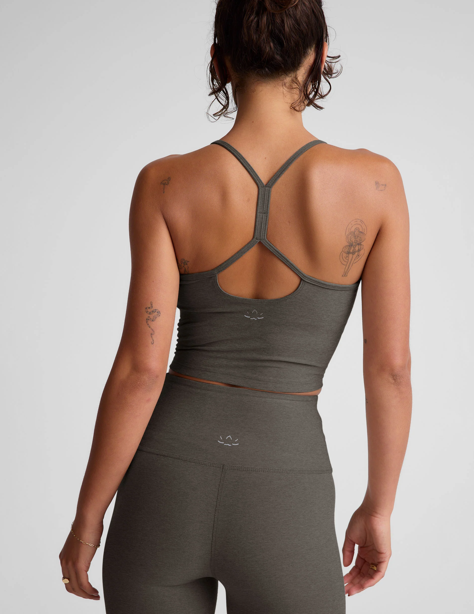 Spacedye Slim Racerback Cropped Tank - Onhollan