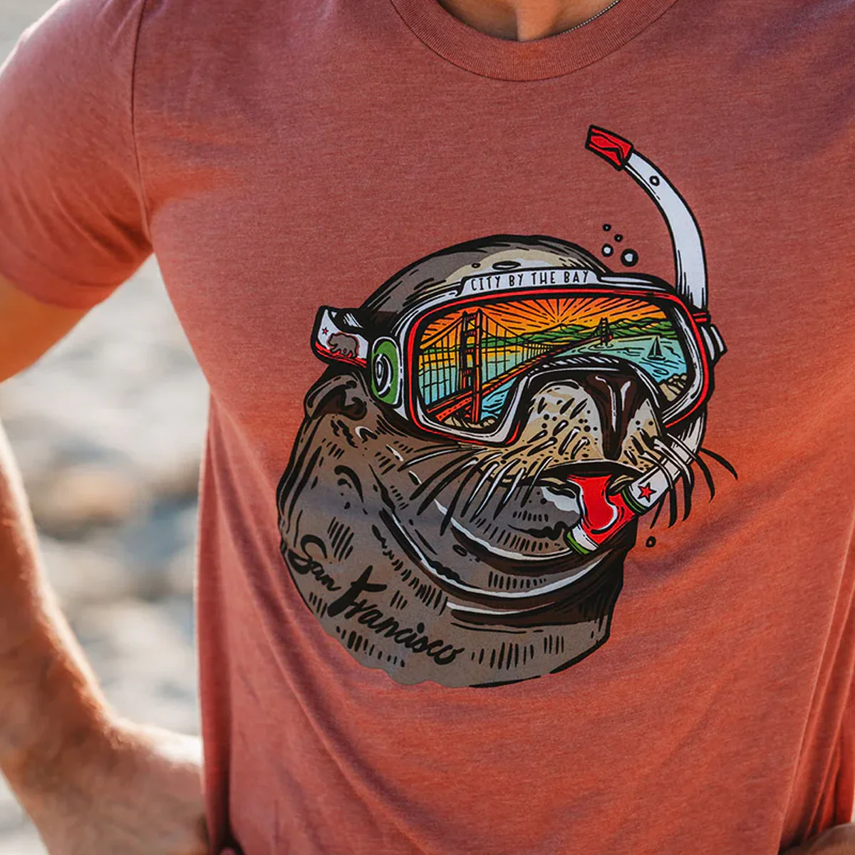 Men's Miami Vice SF Sea Lion Tee - Onhollan