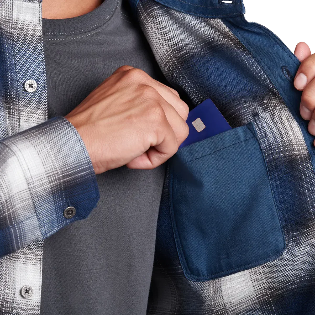 Men's The Law Long Sleeve Flannel - Onhollan