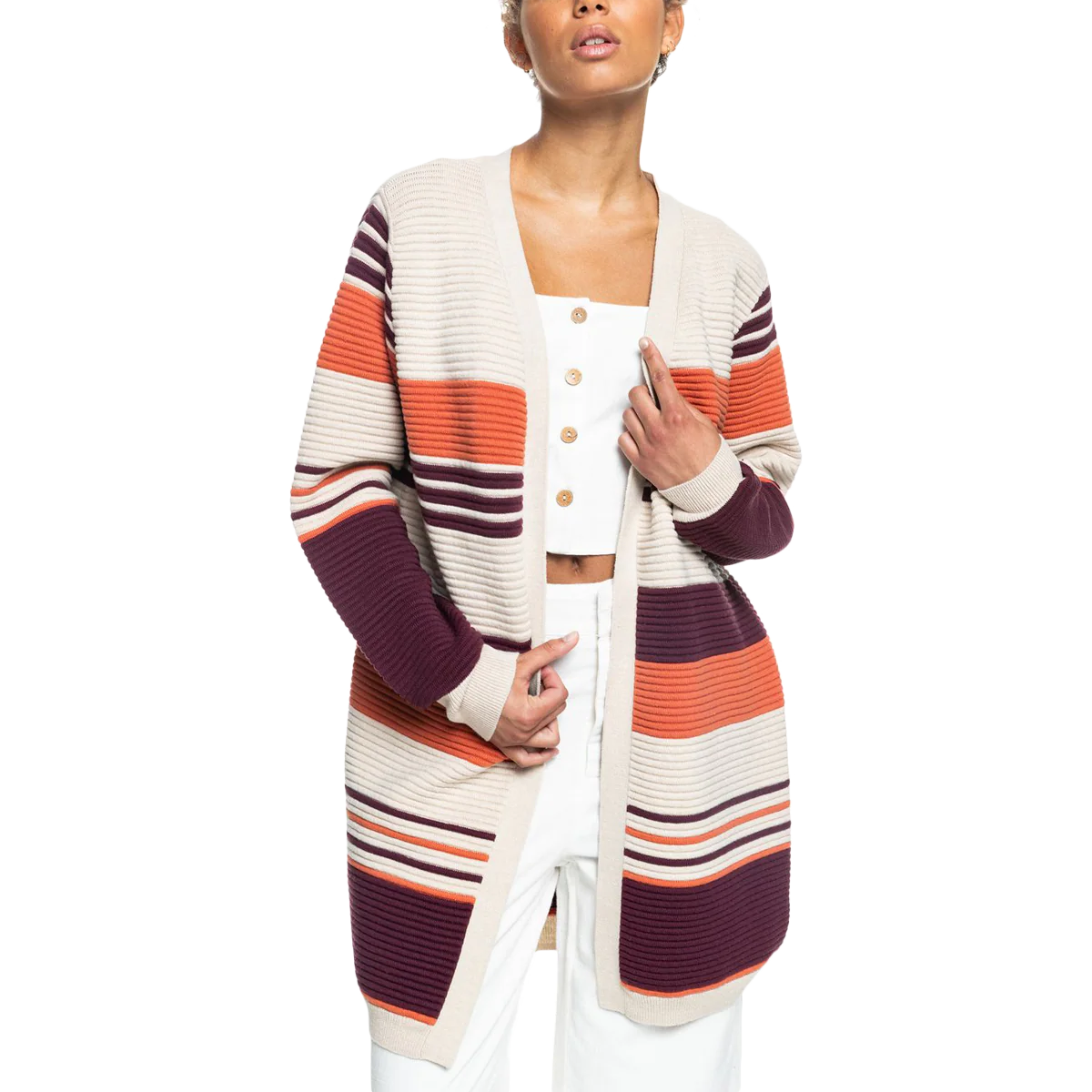 Women's Above The Sun Colorblock Cardigan - Onhollan