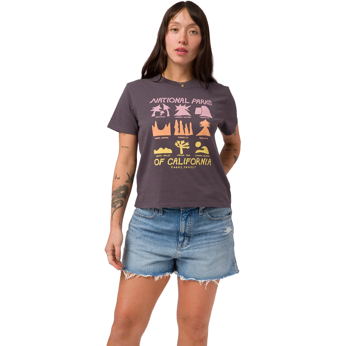 Women's California Icons Boxy Tee - Onhollan
